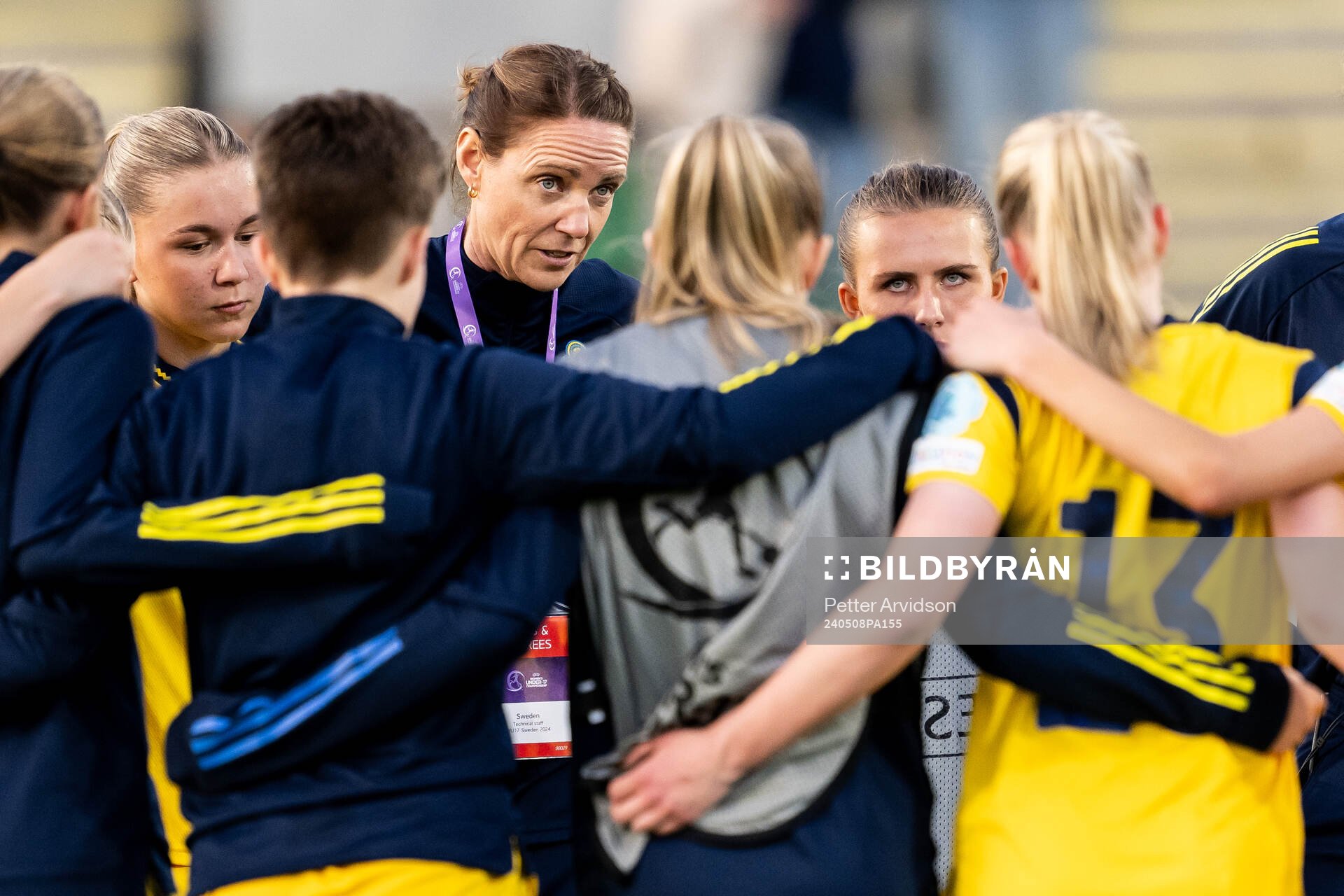 Head coach Lovisa Delby of Sweden