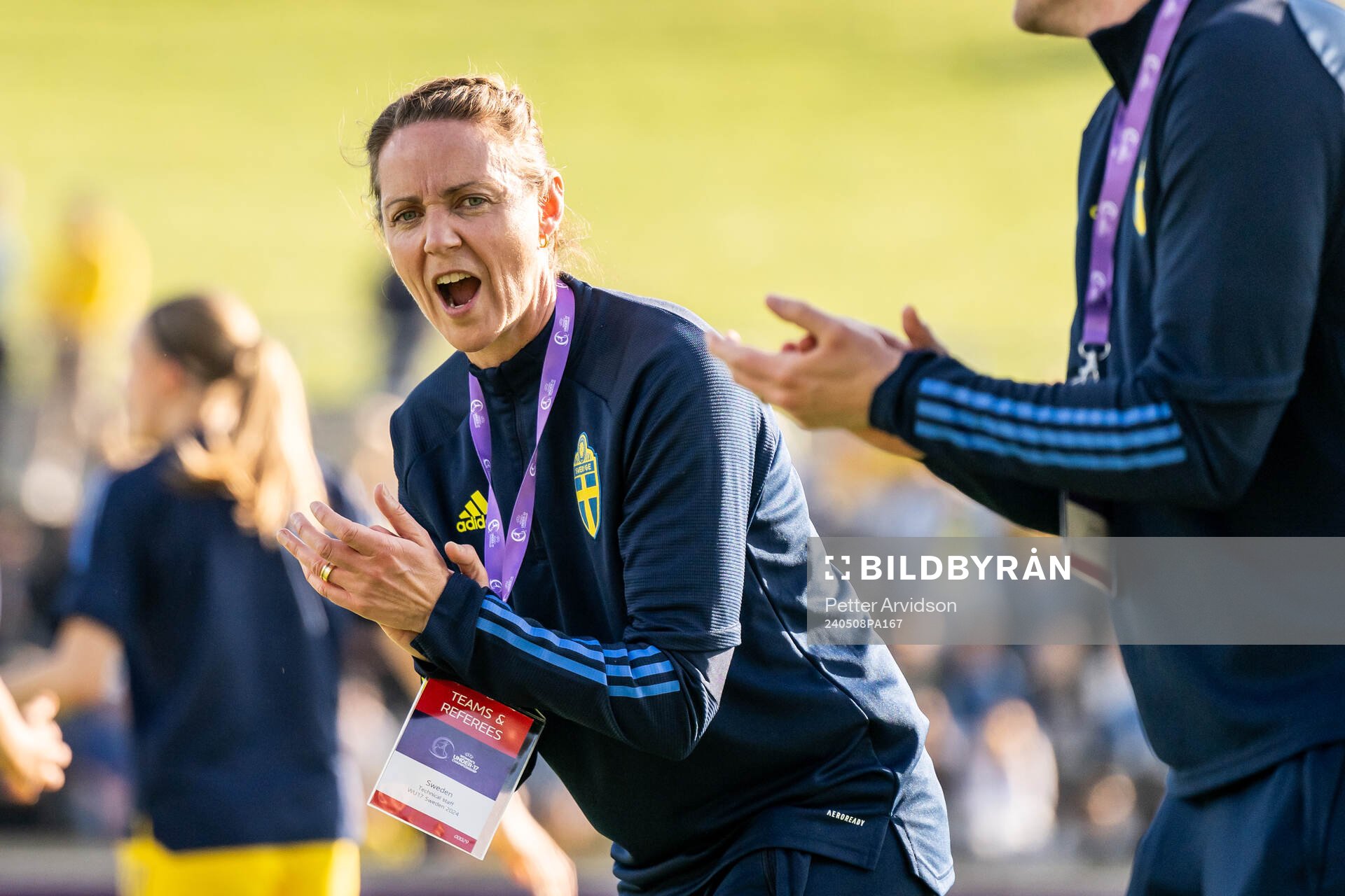 Head coach Lovisa Delby of Sweden