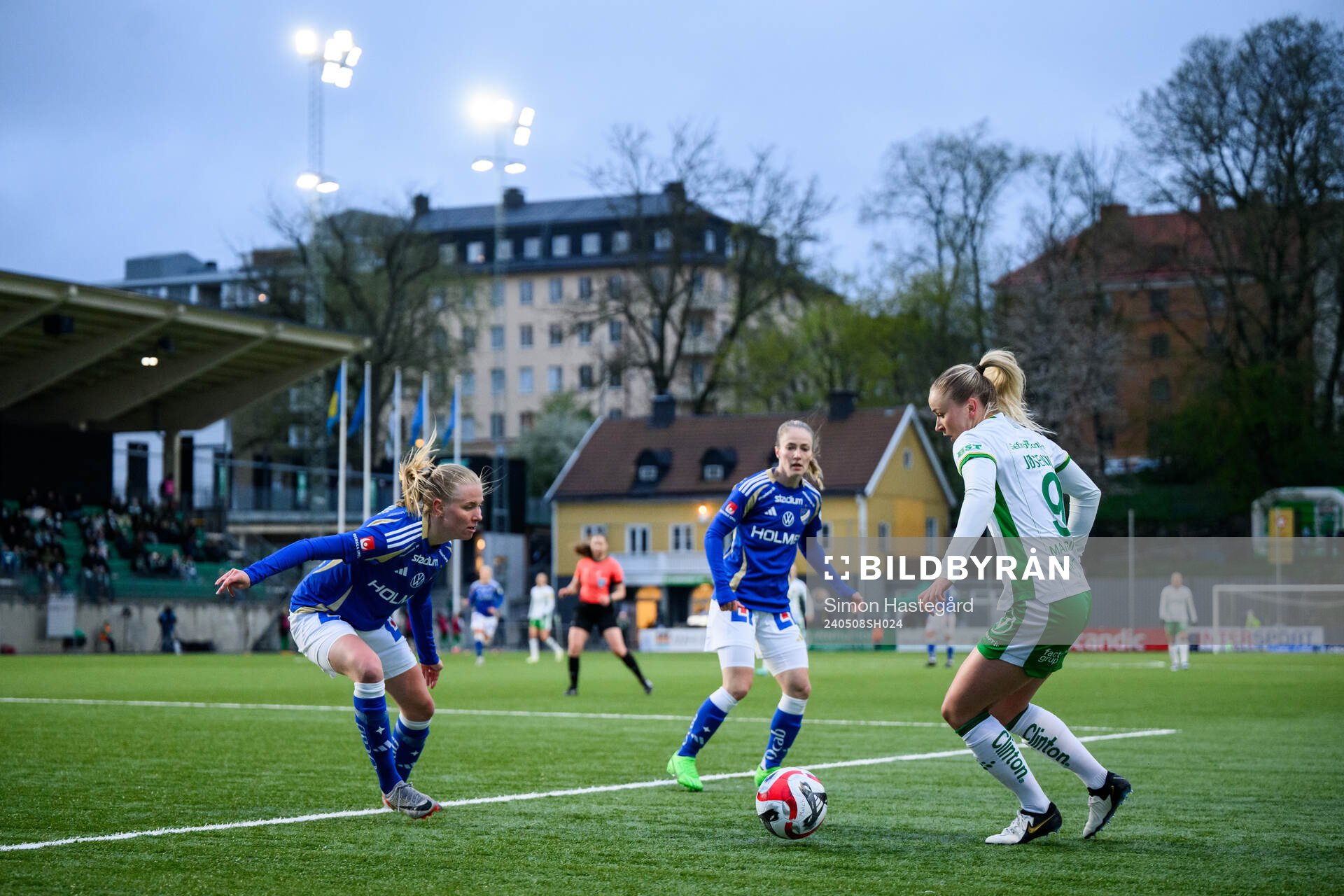 IFK Norrköpings Elin Rombing och Hammarbys Anna Jøsendal
