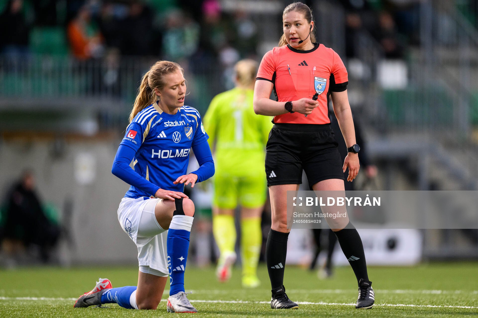 IFK Norrköpings Ebba Handfast har ont