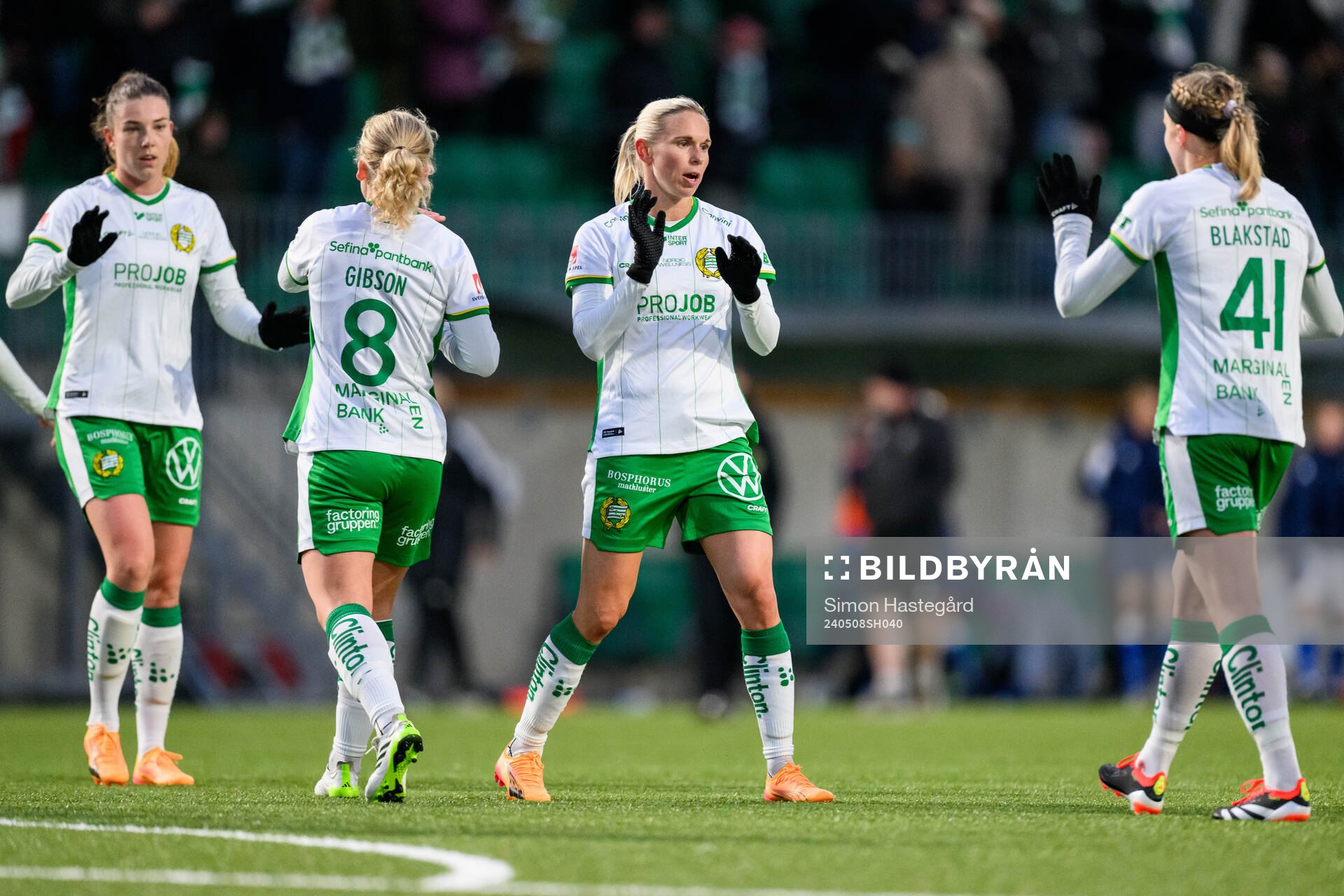 Hammarbys Jonna Andersson jublar