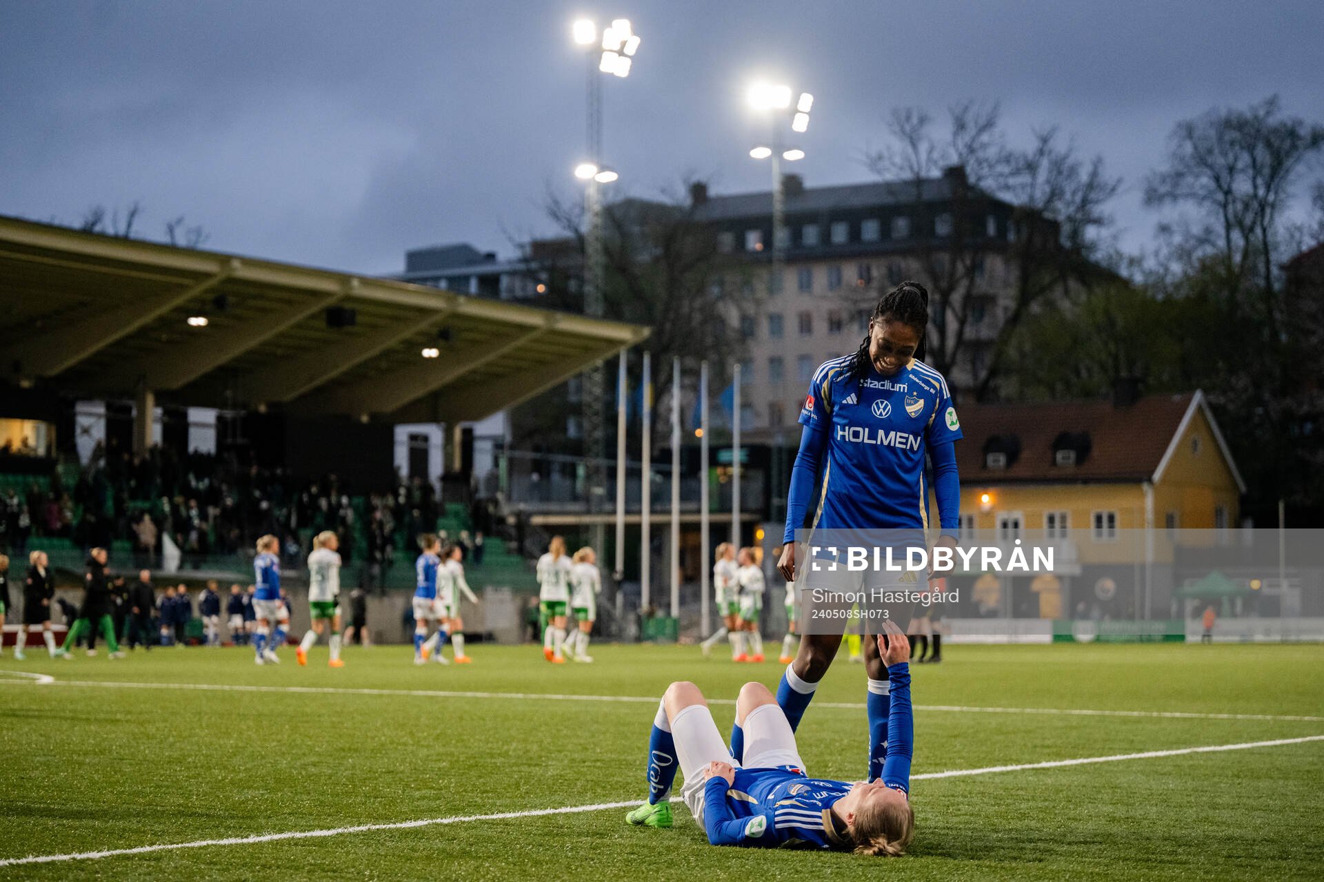 IFK Norrköpings Sabina Ravnell och Maya Aliyah Antoine