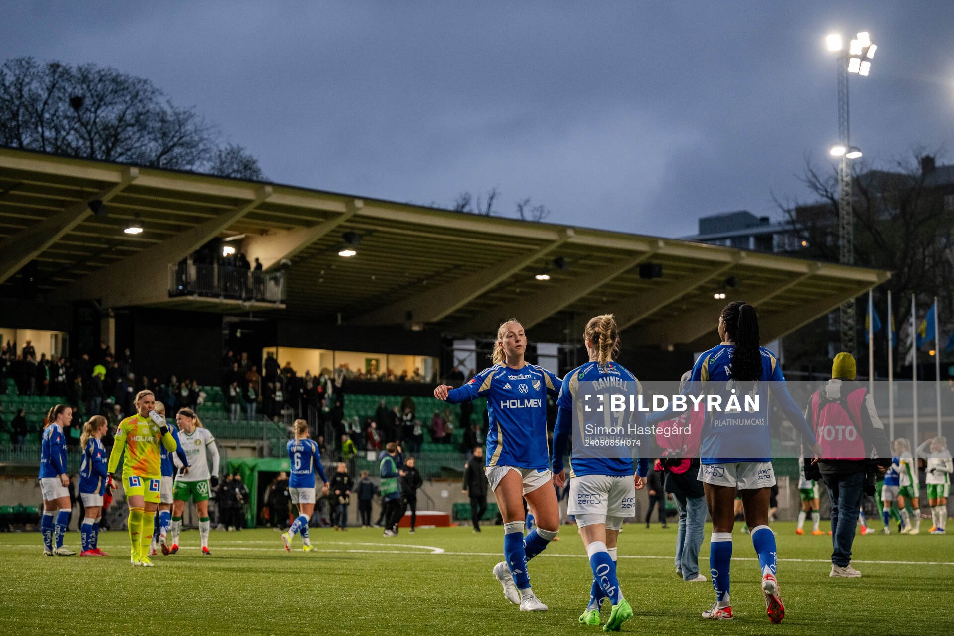 IFK Norrköpings Samantha Cary, Sabina Ravnell och Maya