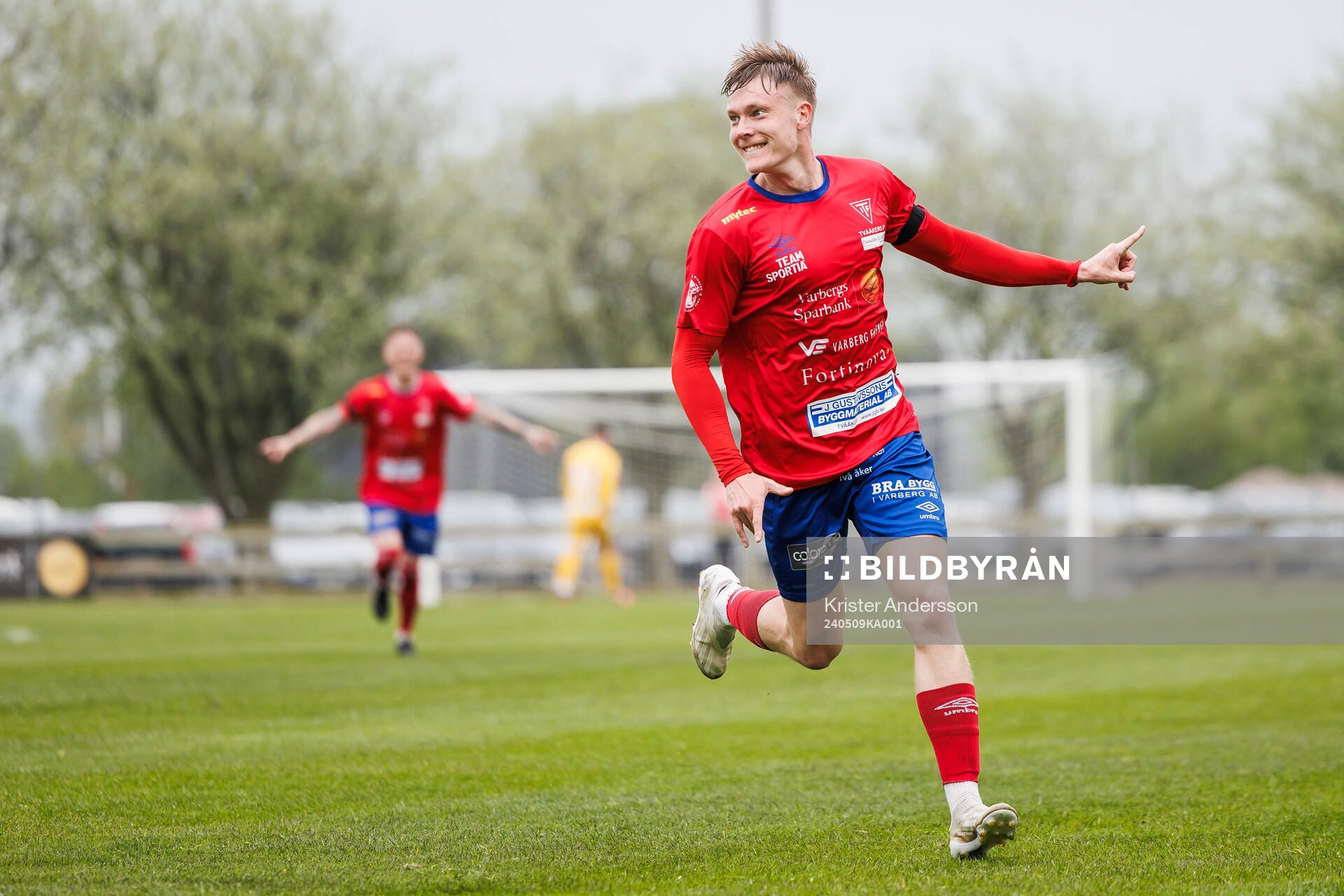 Tvååkers Oliver Brynéus jublar