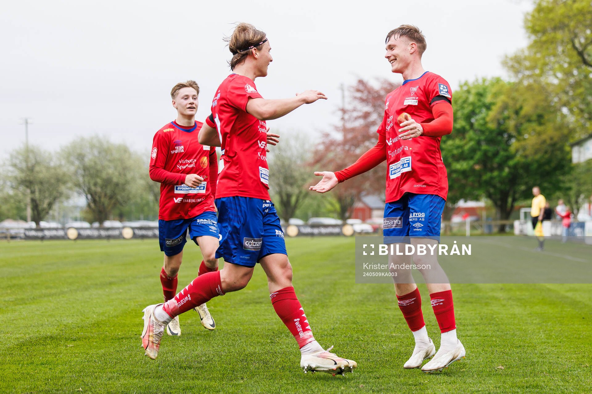 Tvååkers Oliver Brynéus jublar