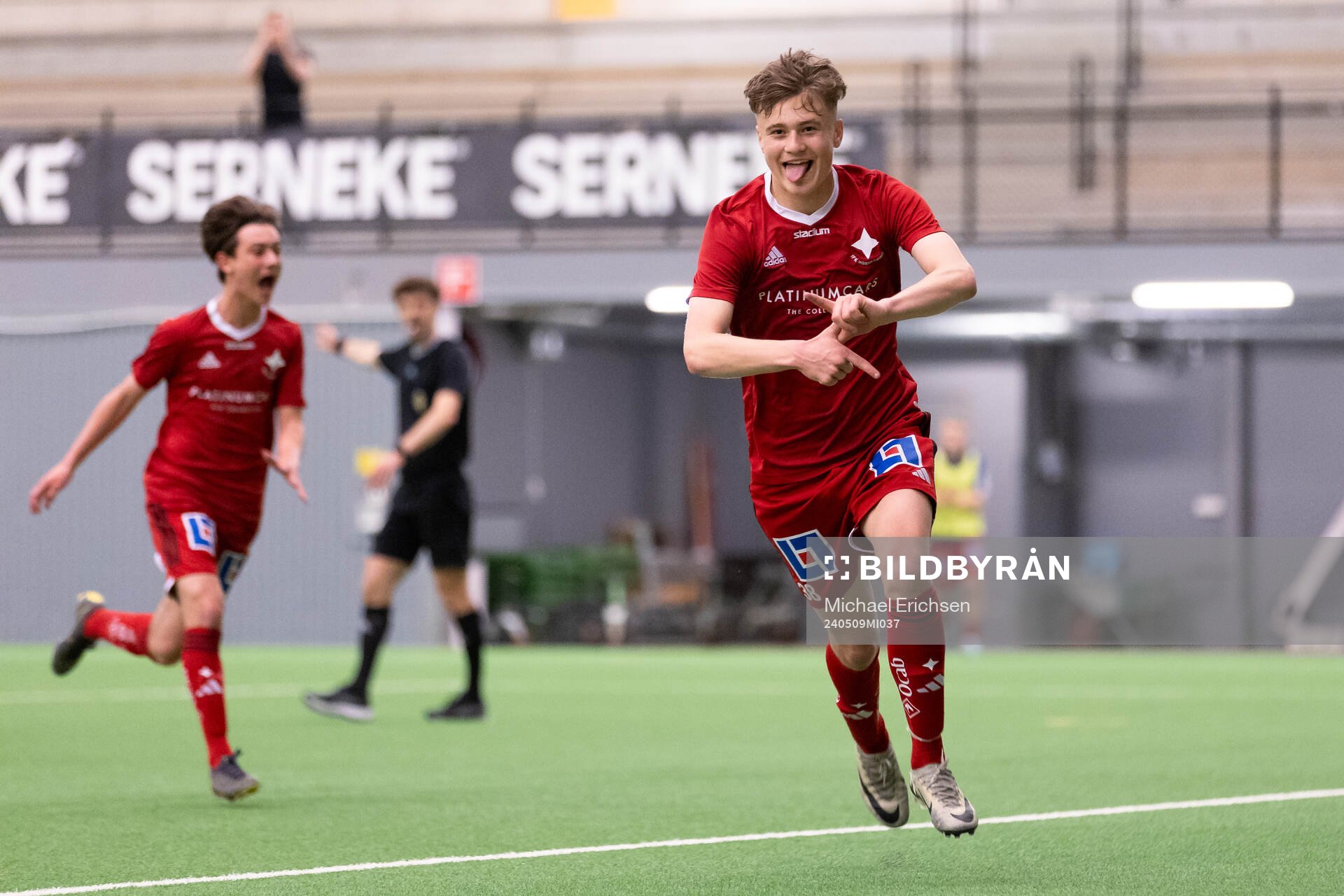 IFK Norrköpings Åke Andersson jublar