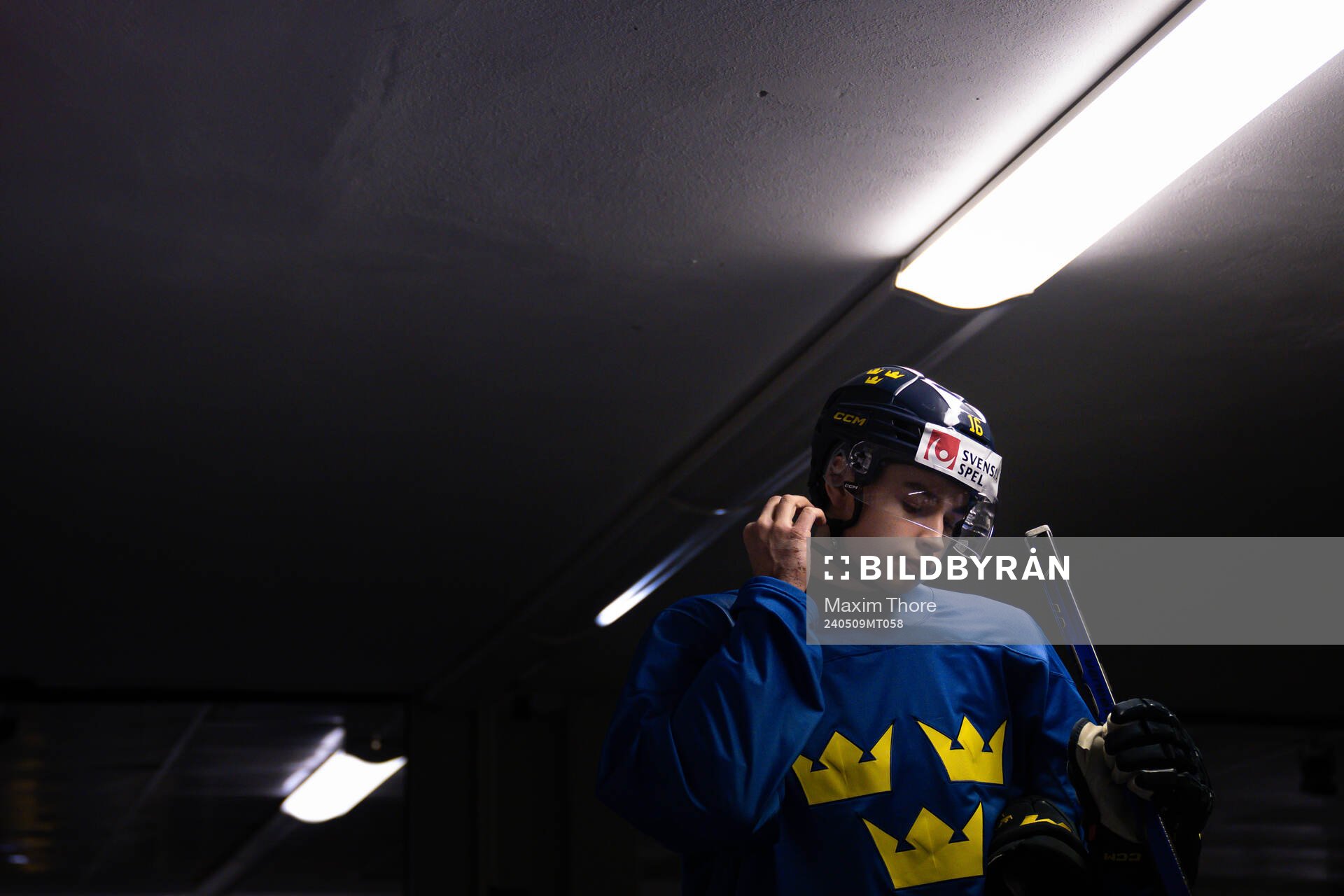 Felix Unger Sörum of Sweden at a practice session
