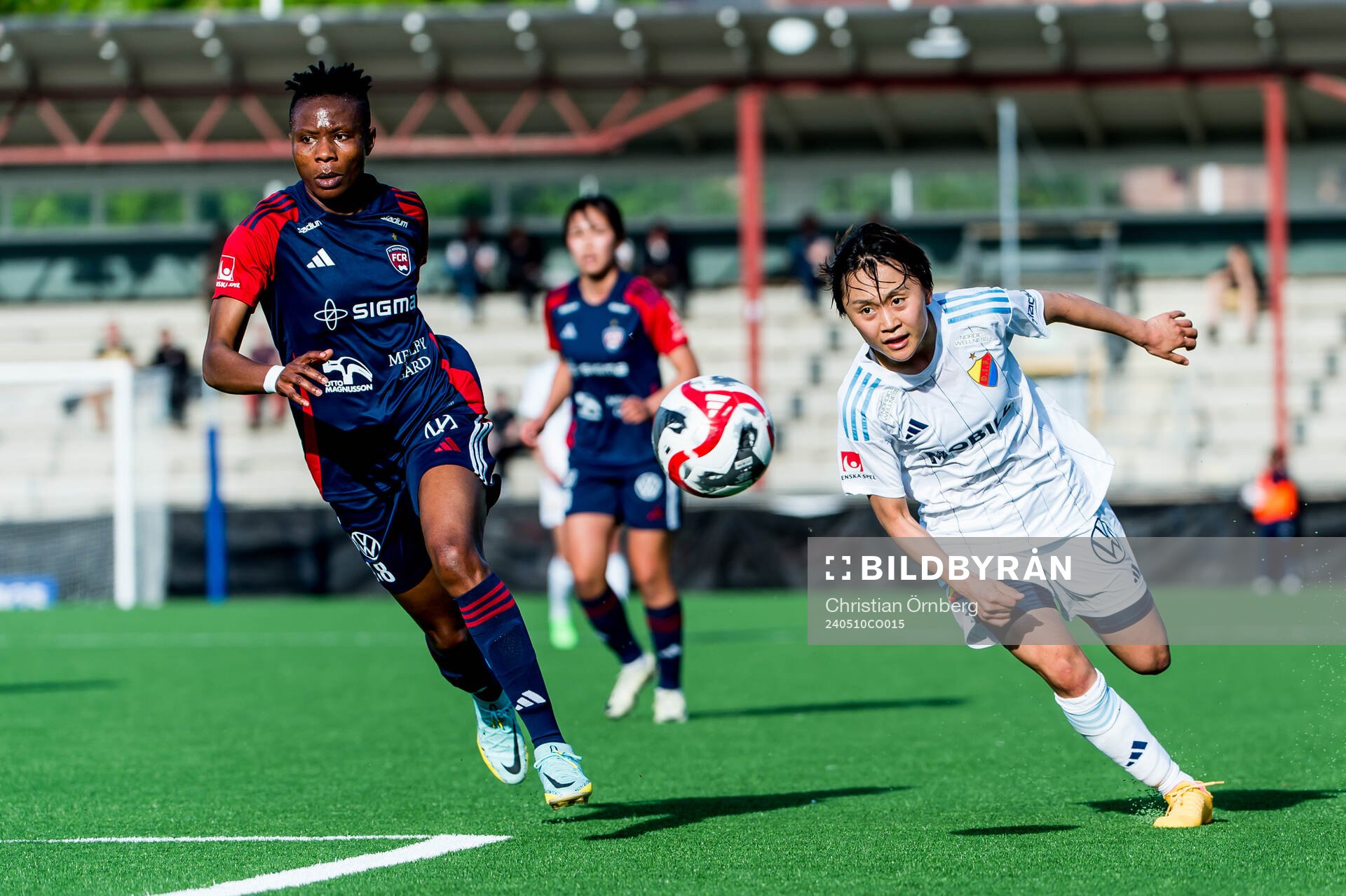 FC Rosengårds Halimatu Ibrahim Ayinde och Djurgårdens