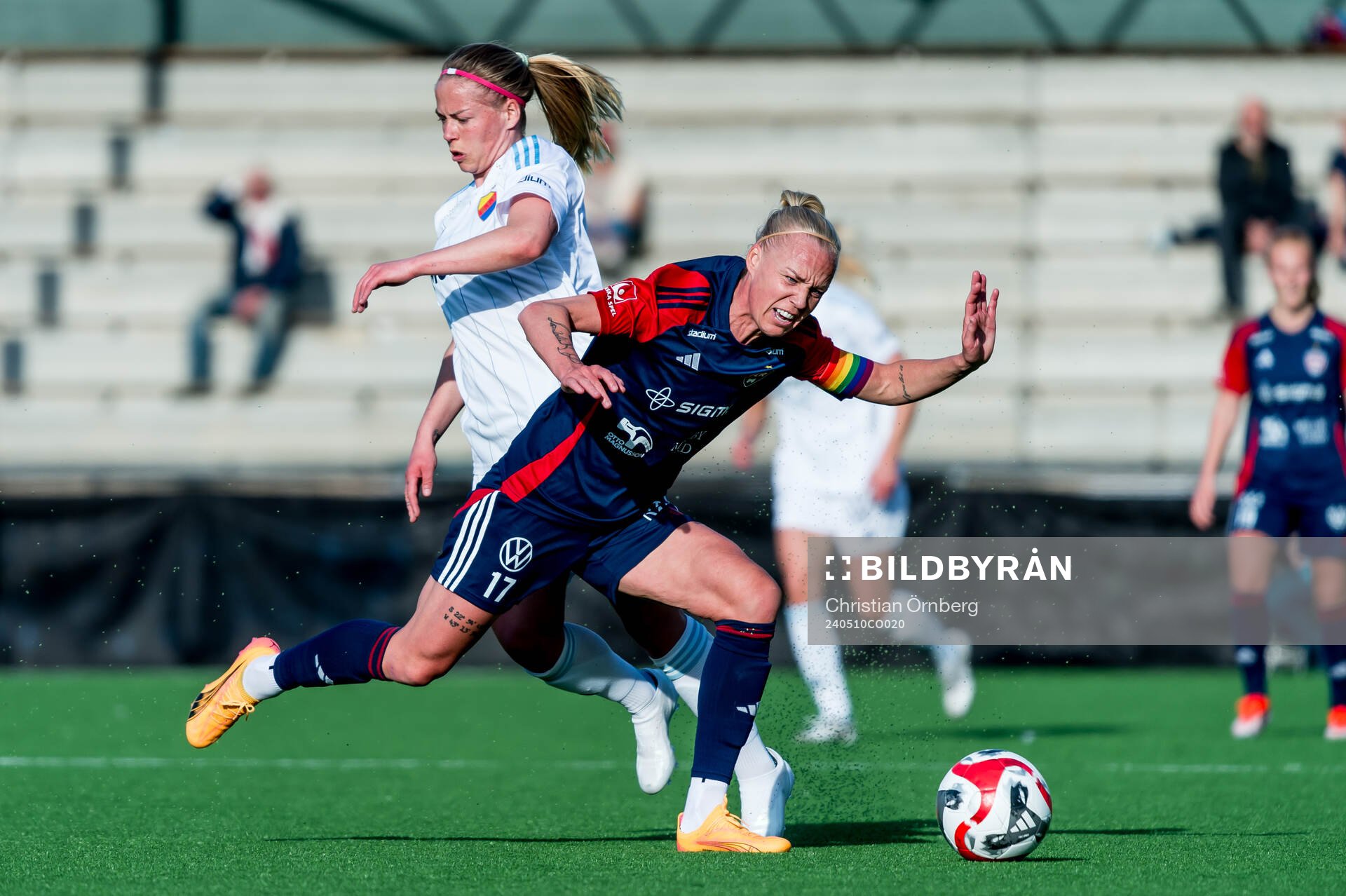 FC Rosengårds Caroline Seger och Djurgårdens Therese