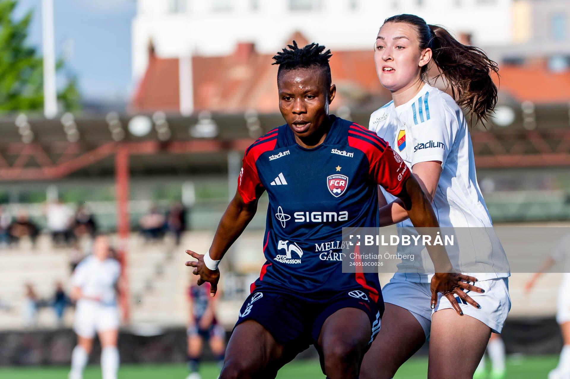 FC Rosengårds Halimatu Ibrahim Ayinde och Djurgårdens