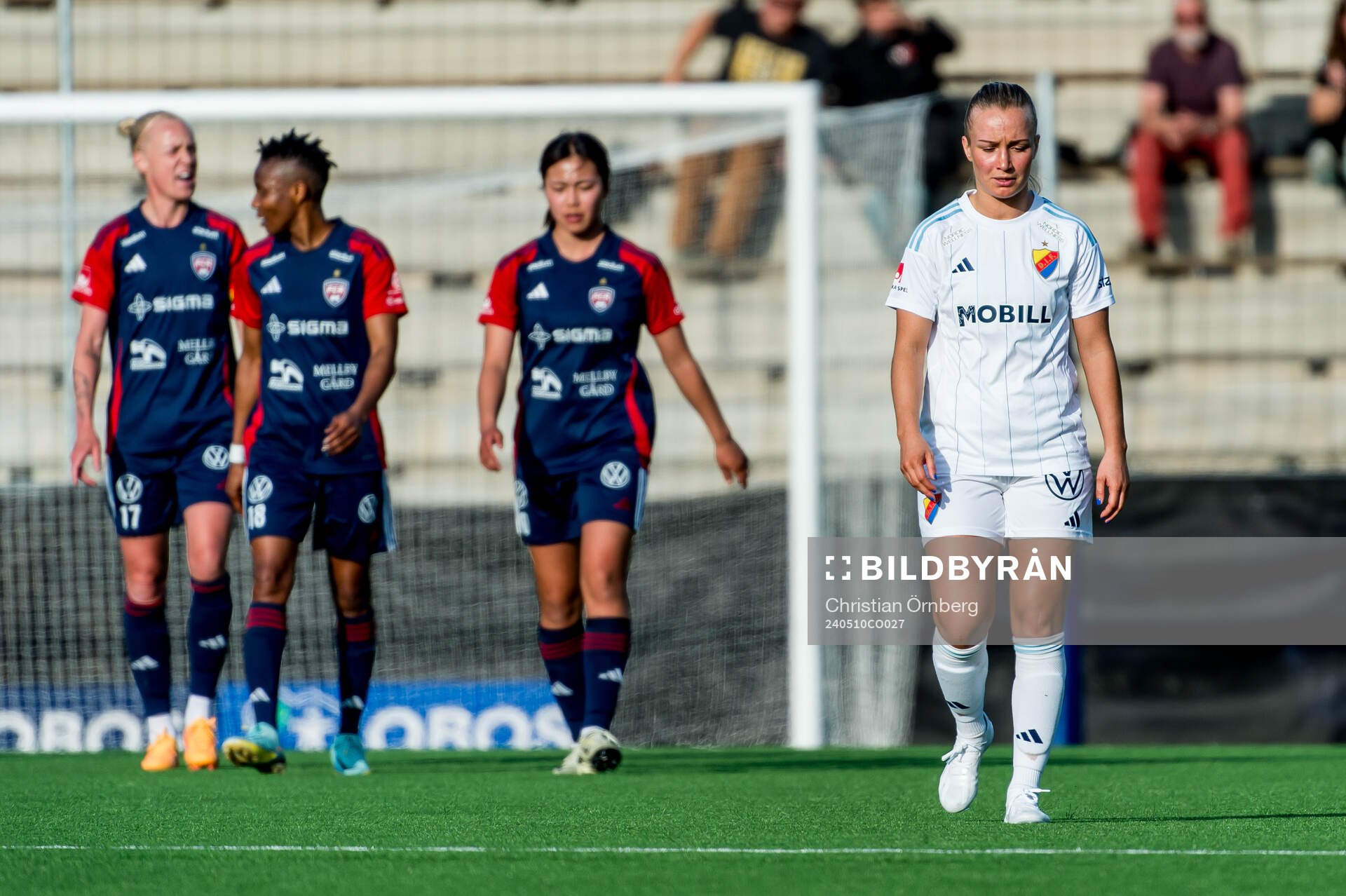 Djurgårdens Tove Almqvist deppar