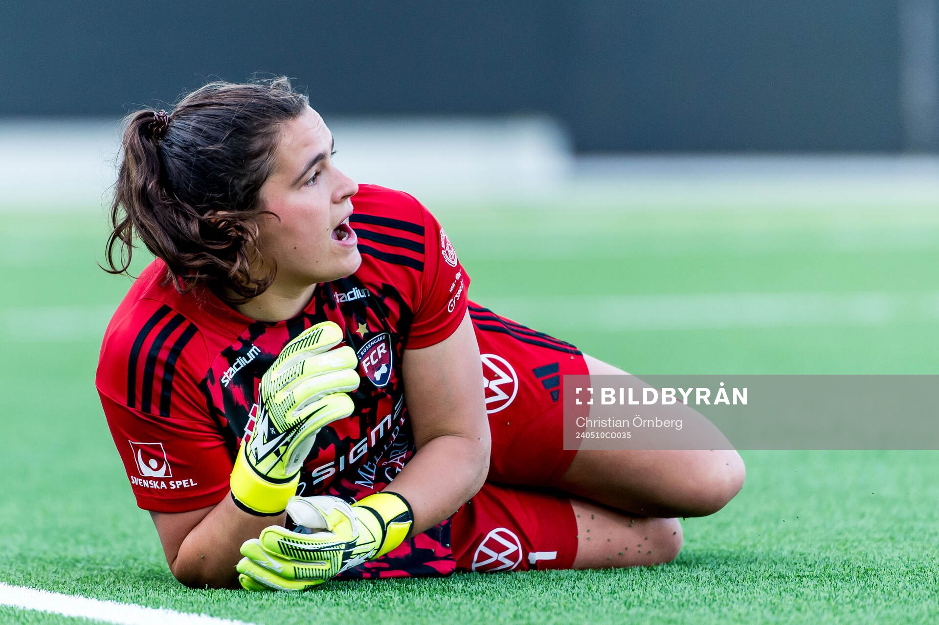 FC Rosengårds målvakt Eartha Cumings