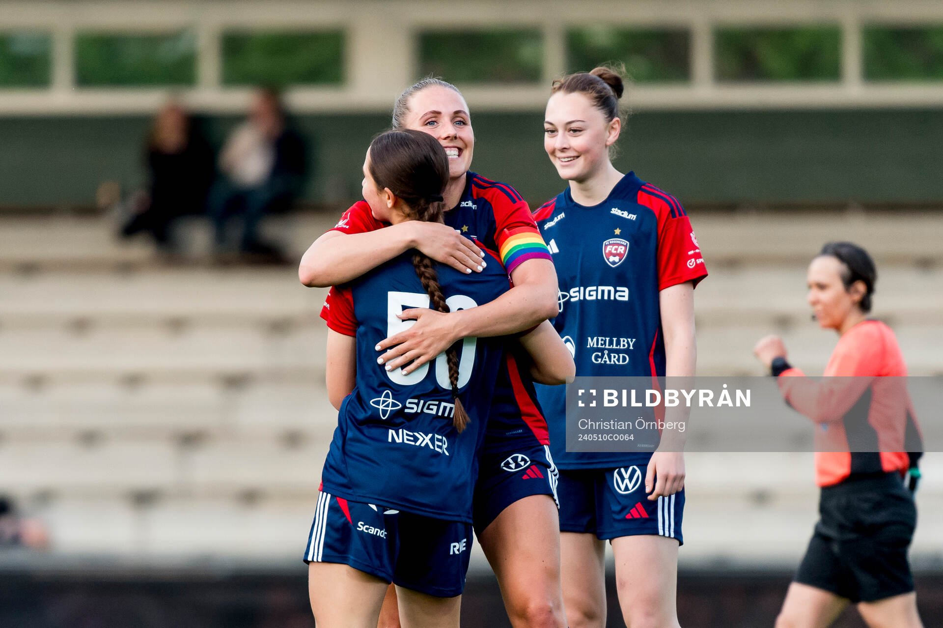 FC Rosengårds Gudrun Arnardottir, Filippa Sjöström och