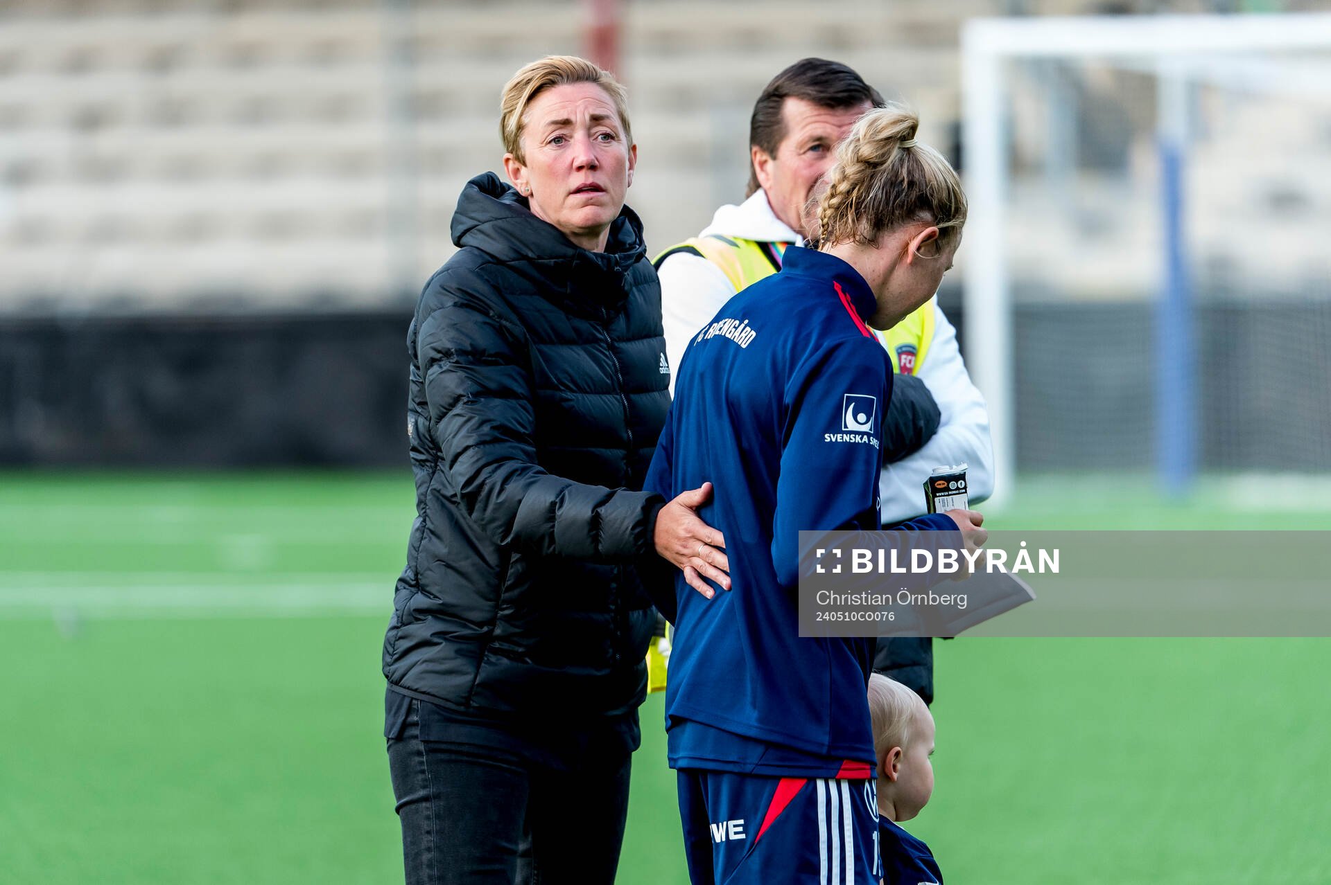 FC Rosengårds sportchef Therese Sjögran föser av