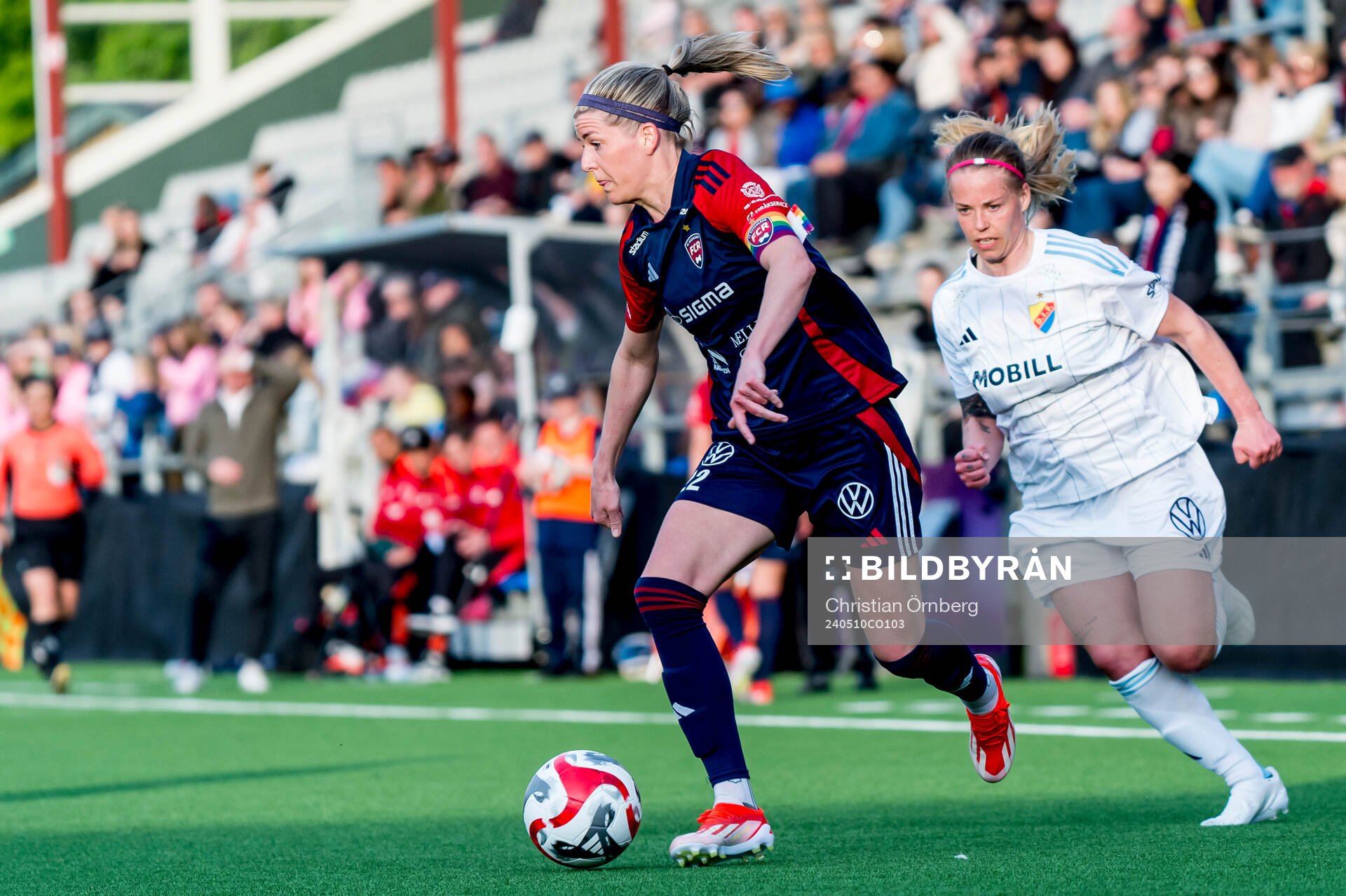 FC Rosengårds Olivia Schough och Djurgårdens Therese