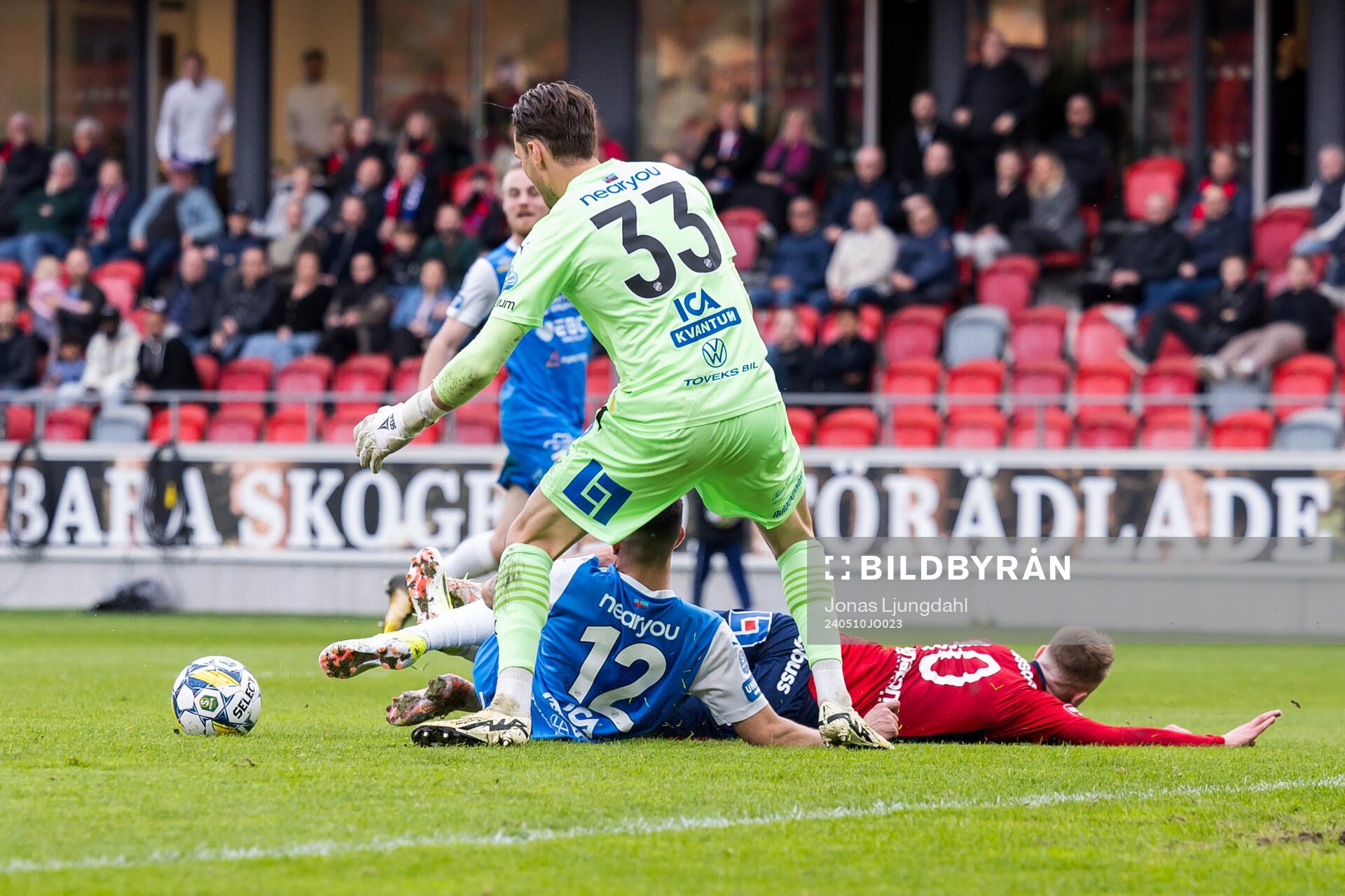 IK Oddevolds Oscar Ekman och Daniel Krezic mot Östers