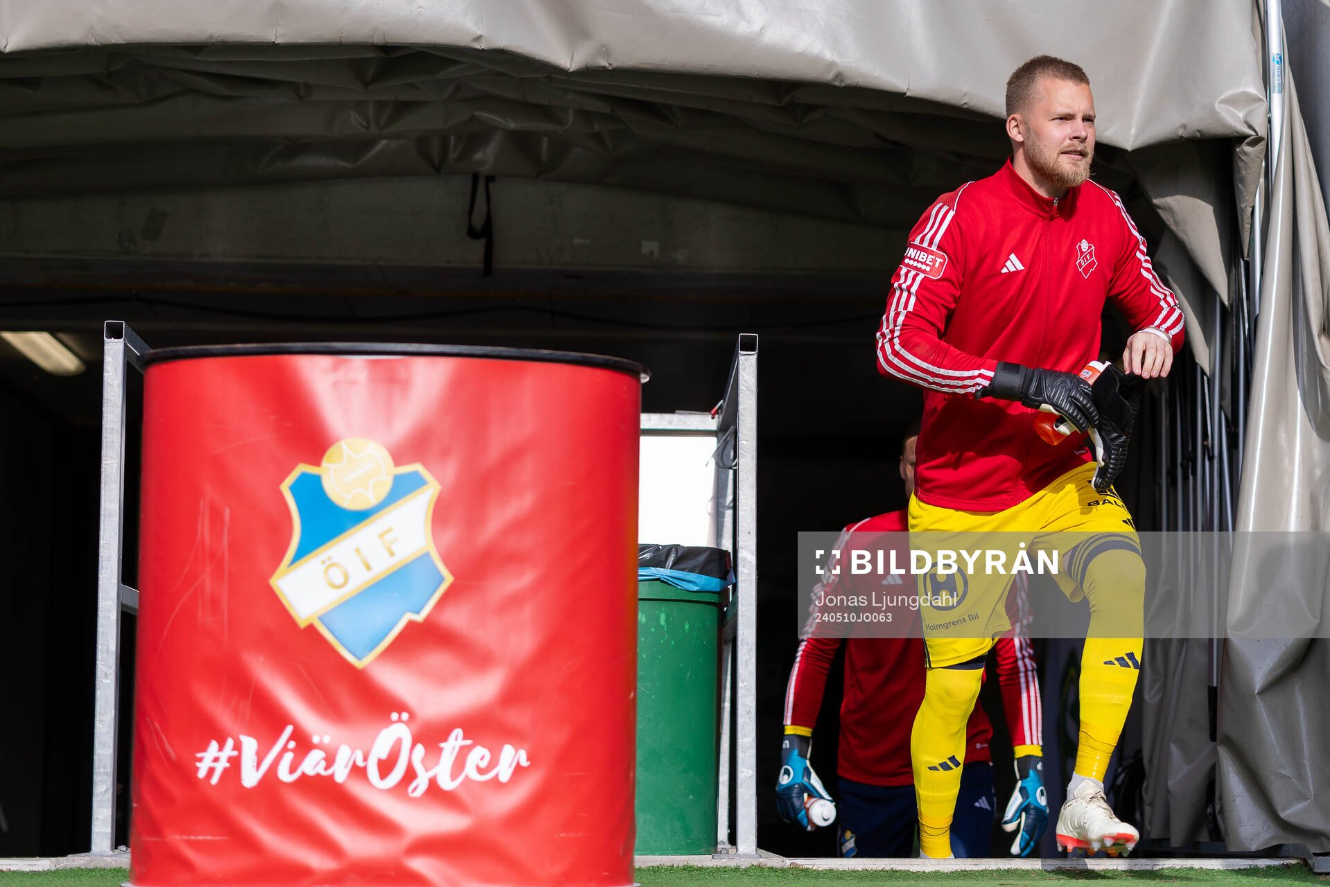 Östers målvakt Robin Wallinder