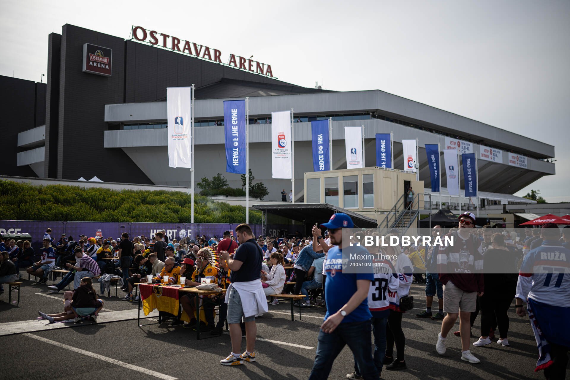 Exterior view of Ostravar Arena