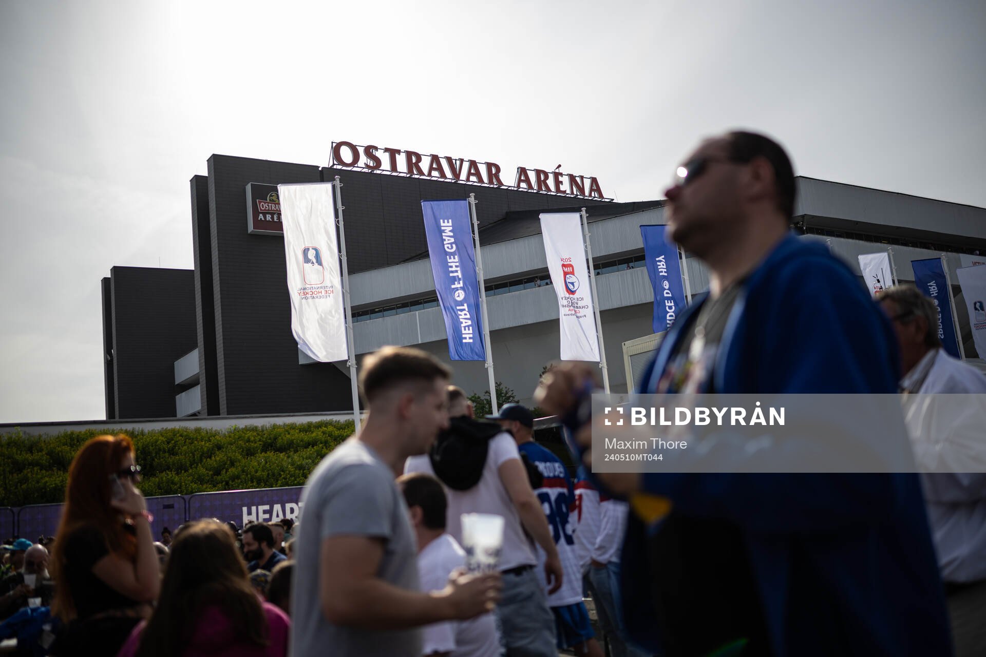 Exterior of Ostravar Arena