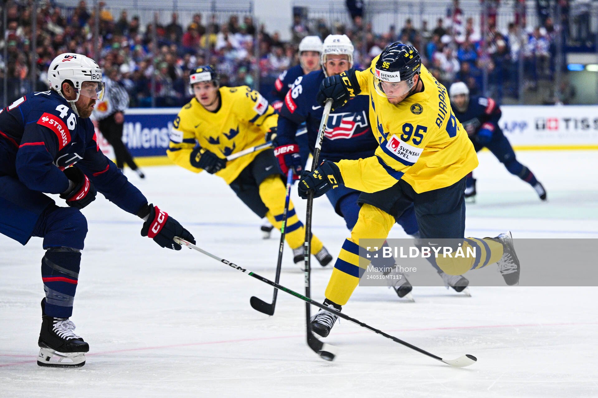 André Burakovsky of Sweden