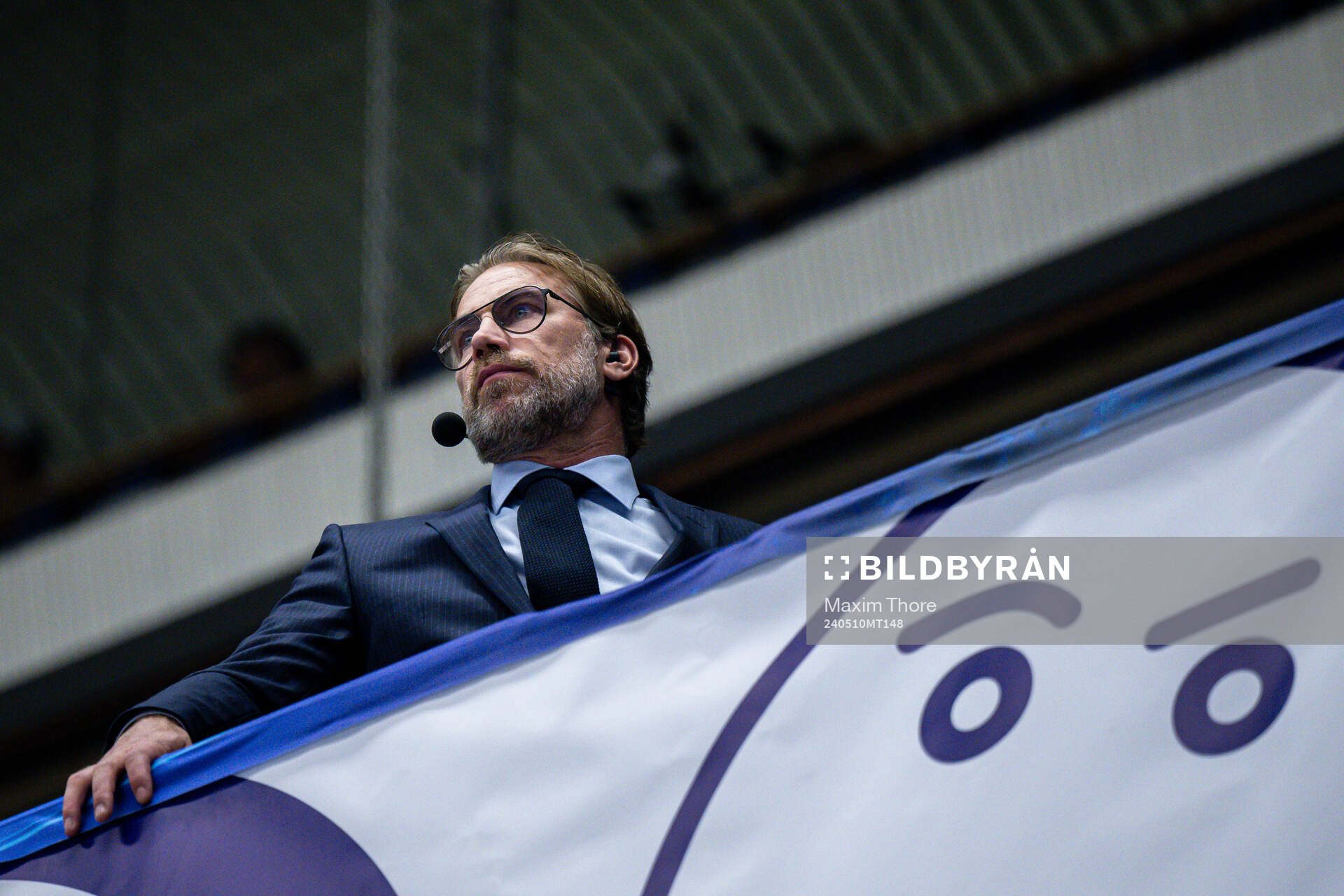 Peter Forsberg in the stands