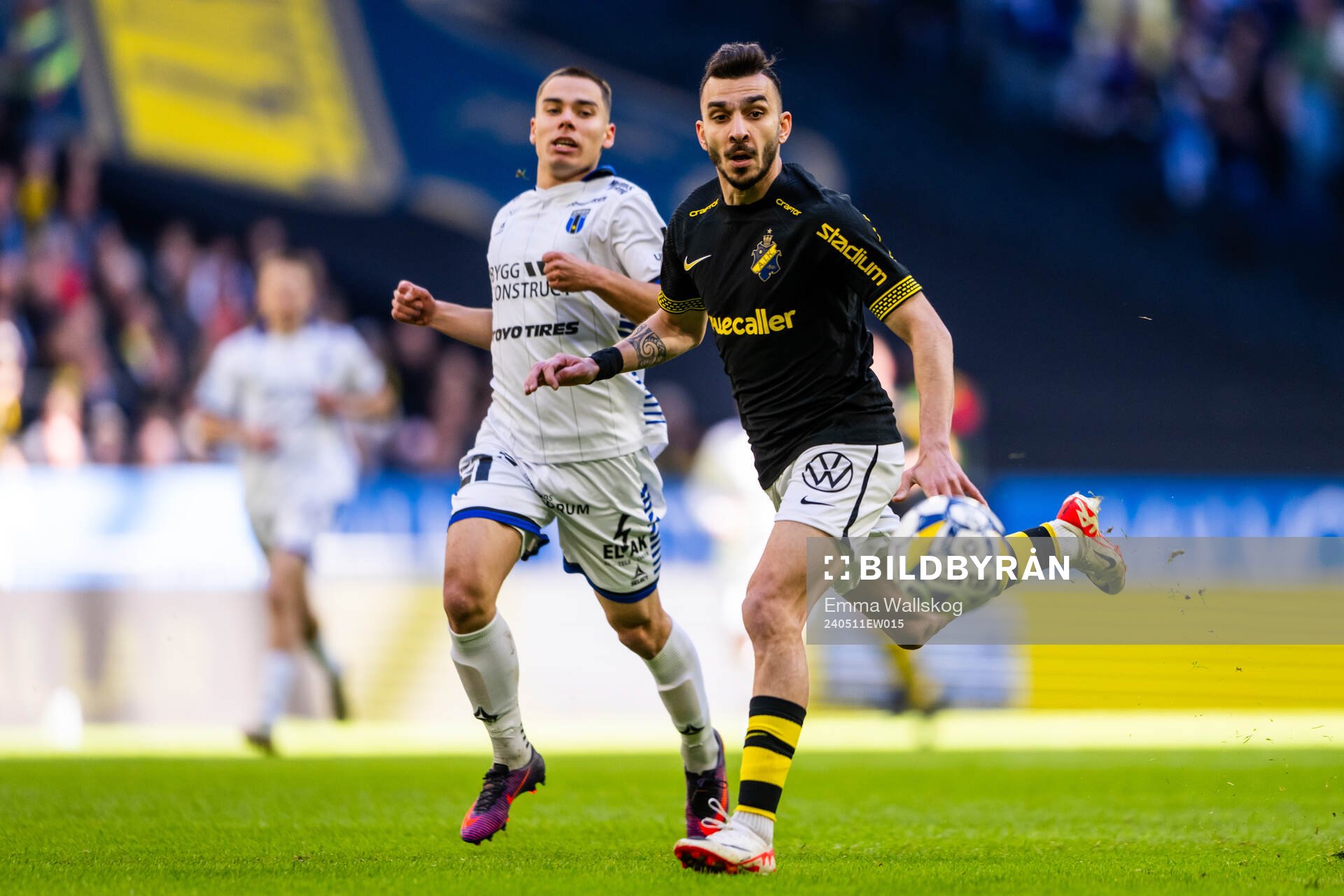 Sirius Leo Walta och AIKs Ioannis Pittas