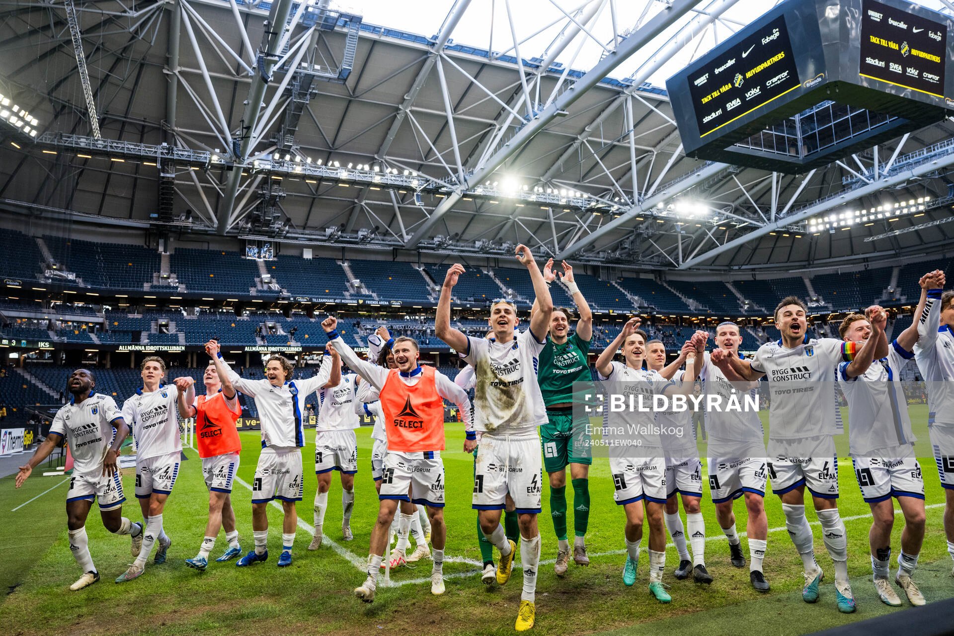Sirius spelare jublar