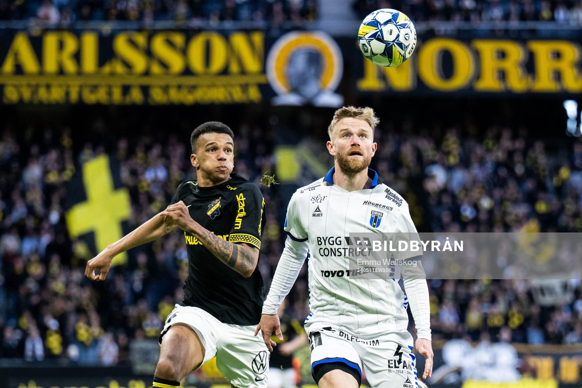 AIKs Rui Manuel Muati Modesto och Sirius Dennis Widgren