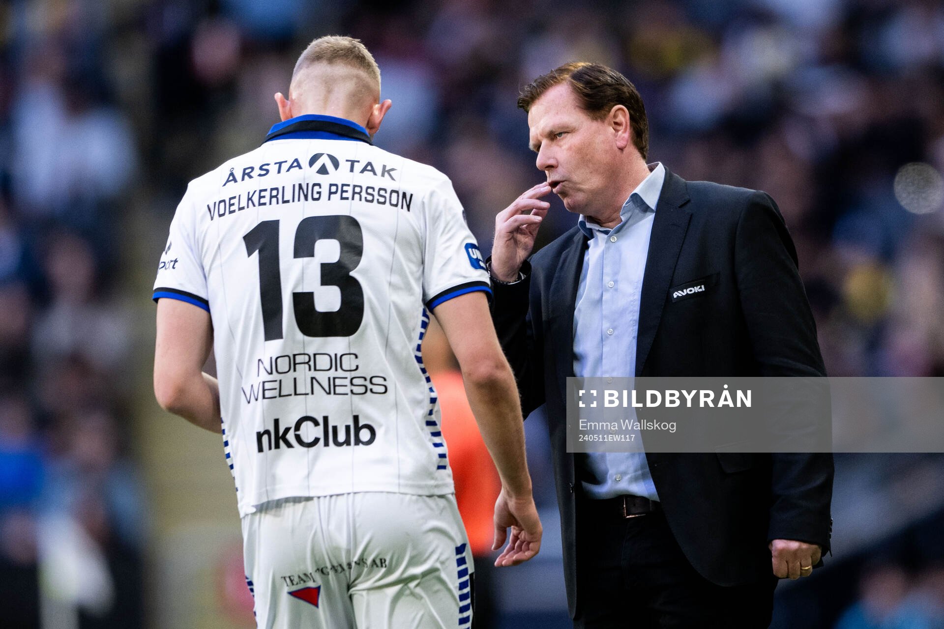 Sirius Jakob Voelkerling Persson och tränare Christer