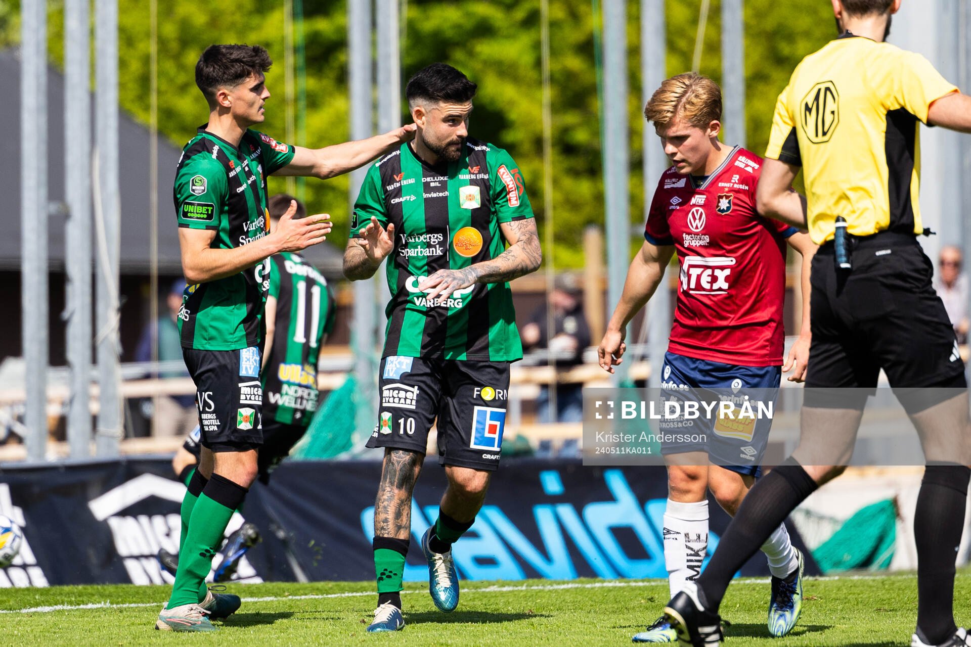 Varbergs Diego Montiel jublar