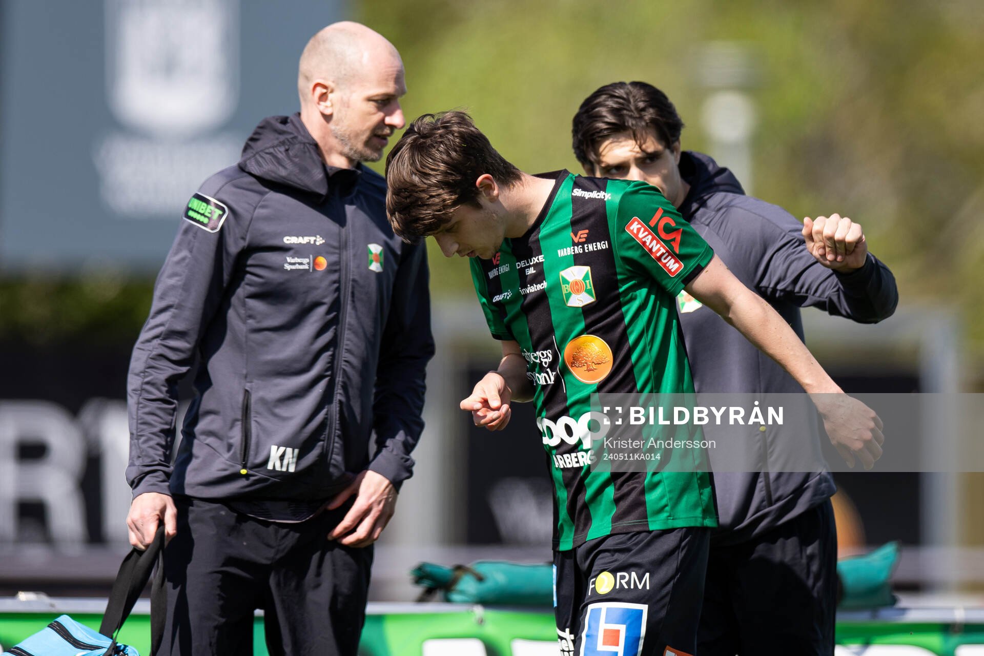 Varbergs Olle Edlund har ont