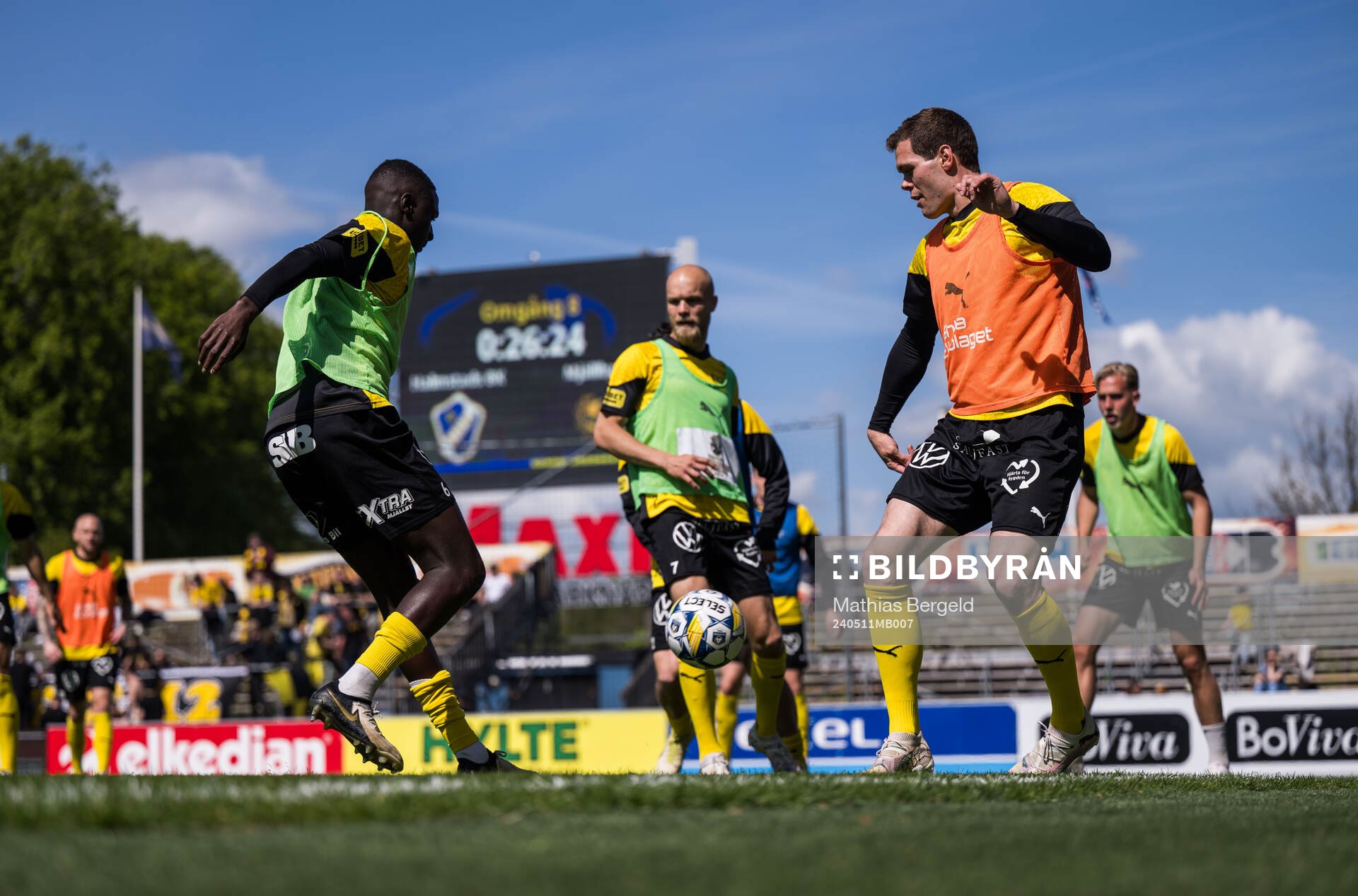 Halmstads Joel Allansson och Naeem Mohammed