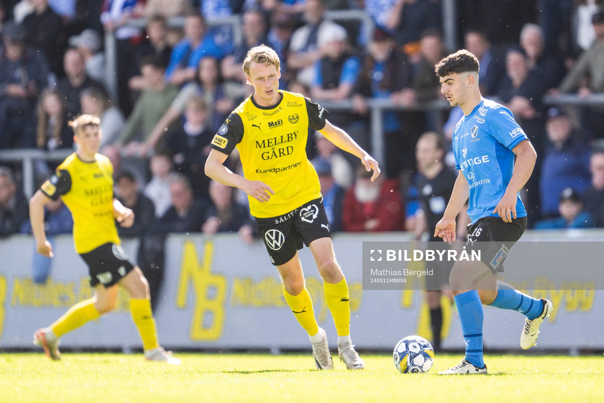 Mjällbys Alexander Johansson och Halmstads Bleon Kurtulus