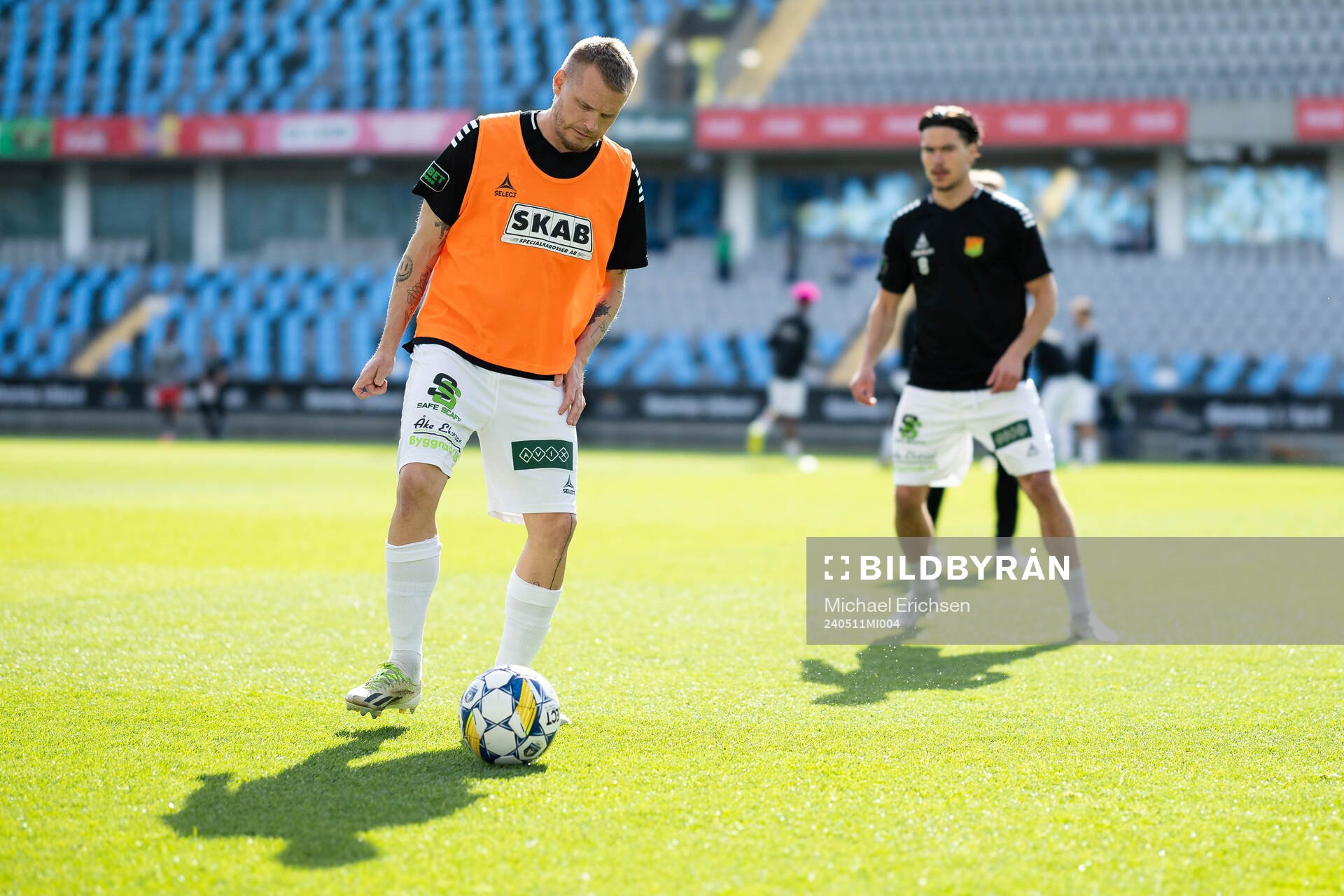 GAIS Jonas Lindberg innanunder fotbollsmatchen i