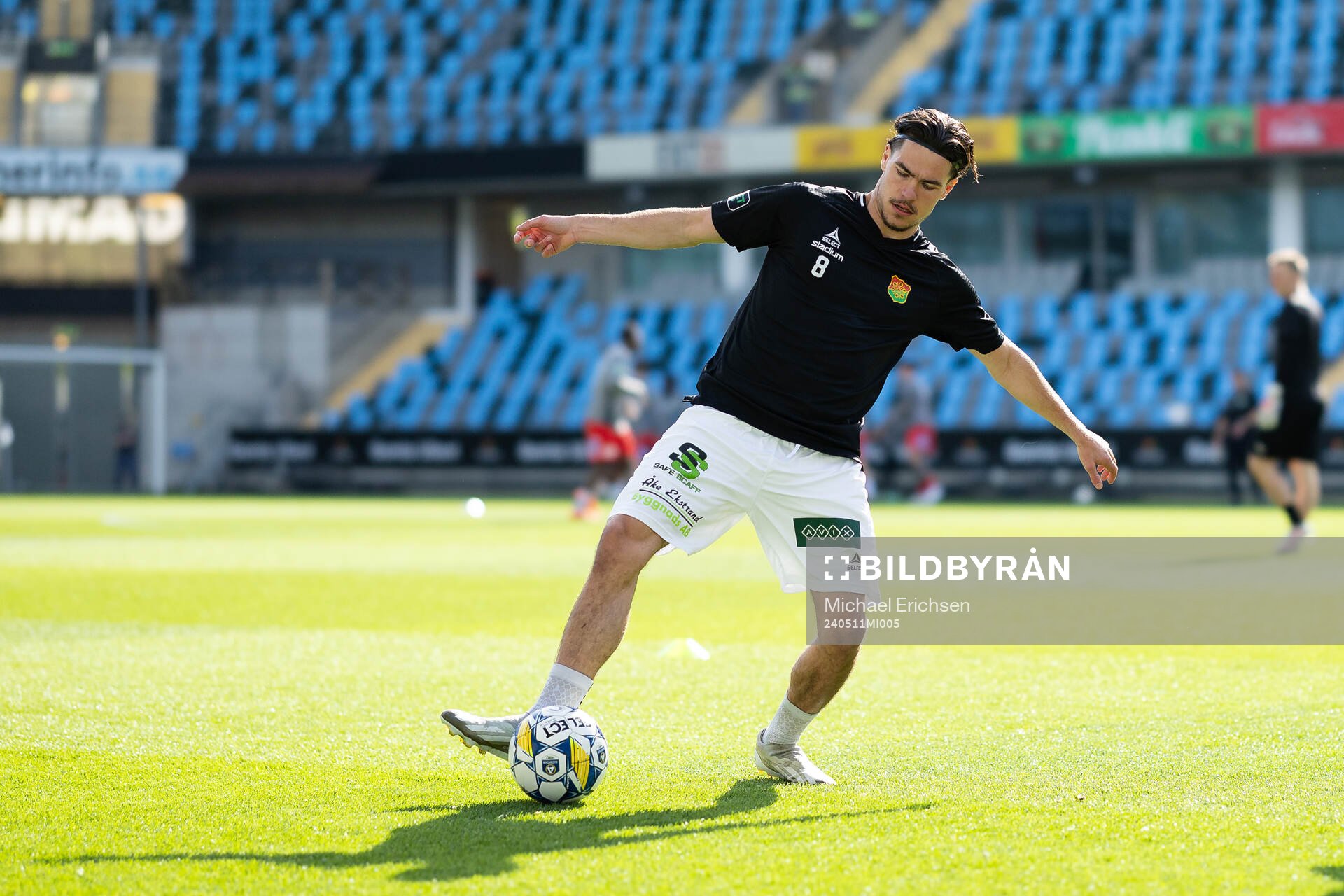 GAIS William Milovanovic innan fotbollsmatchen i