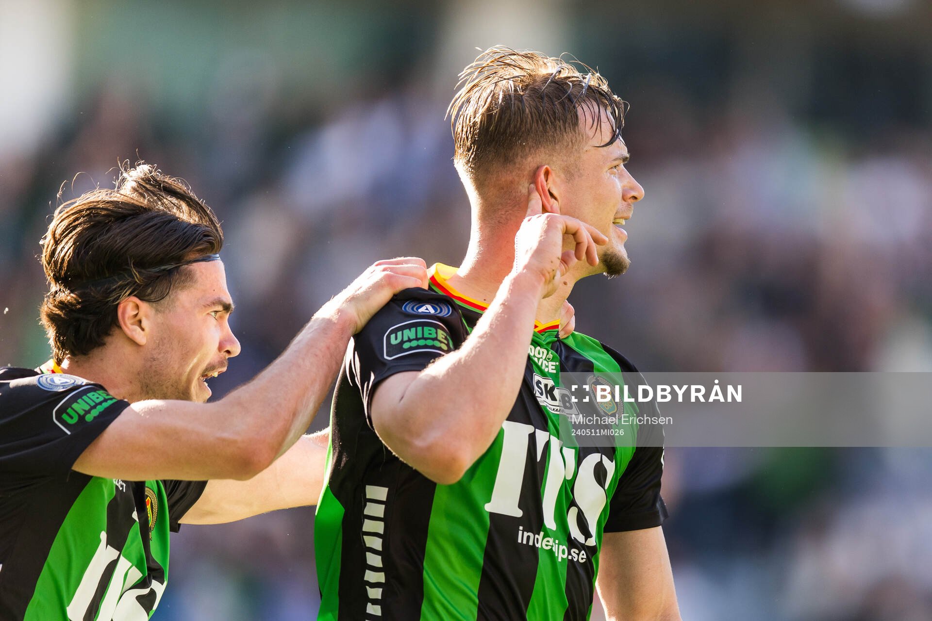 GAIS Alexander Ahl Holmström jublar