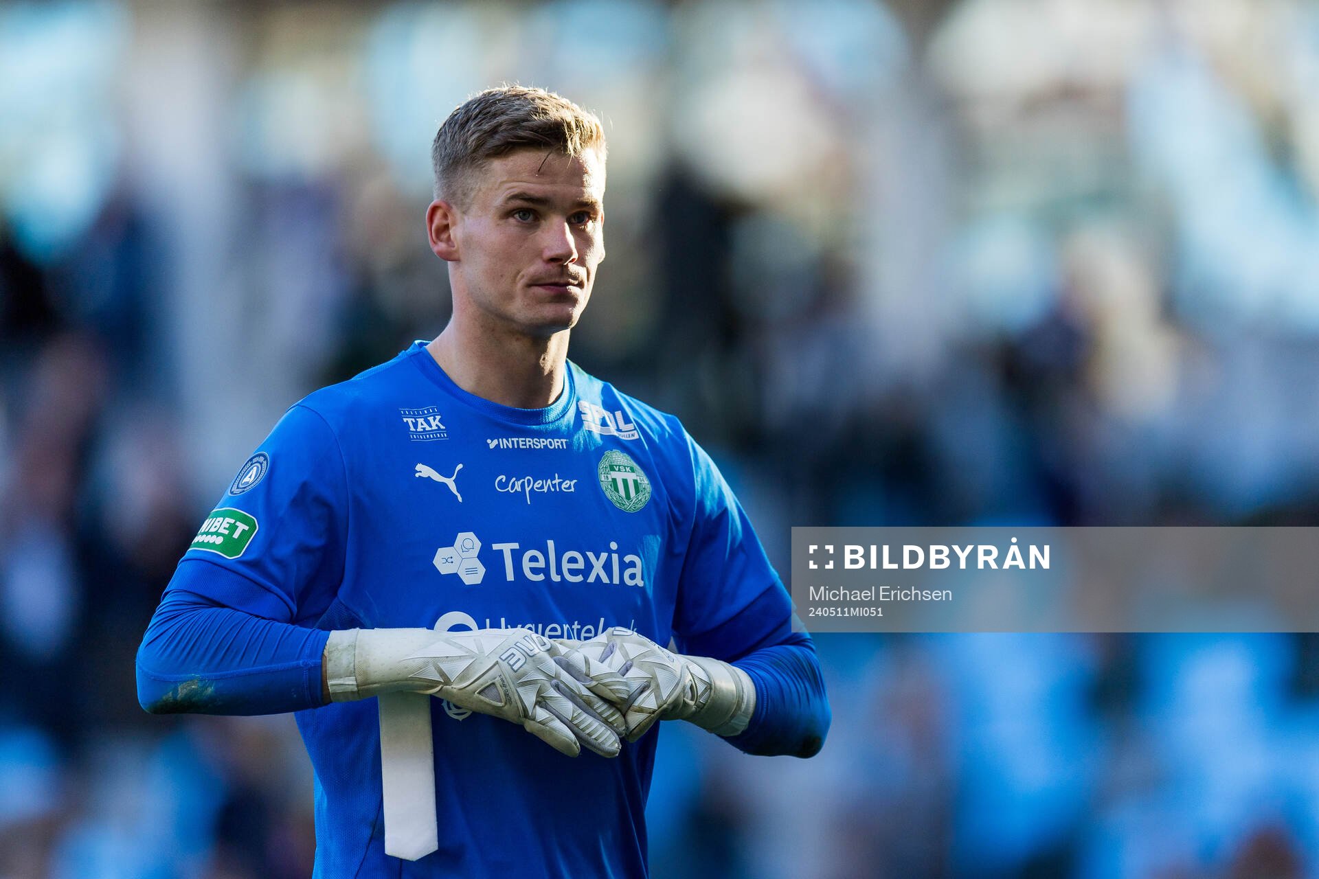 Västerås målvakt Johan Brattberg deppar