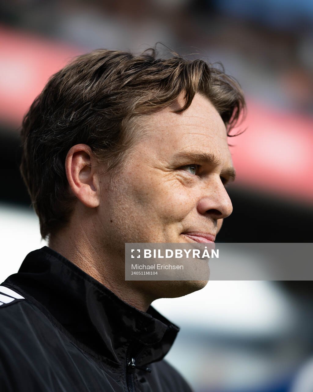 GAIS tränare Fredrik Holmberg  fotbollsmatchen i
