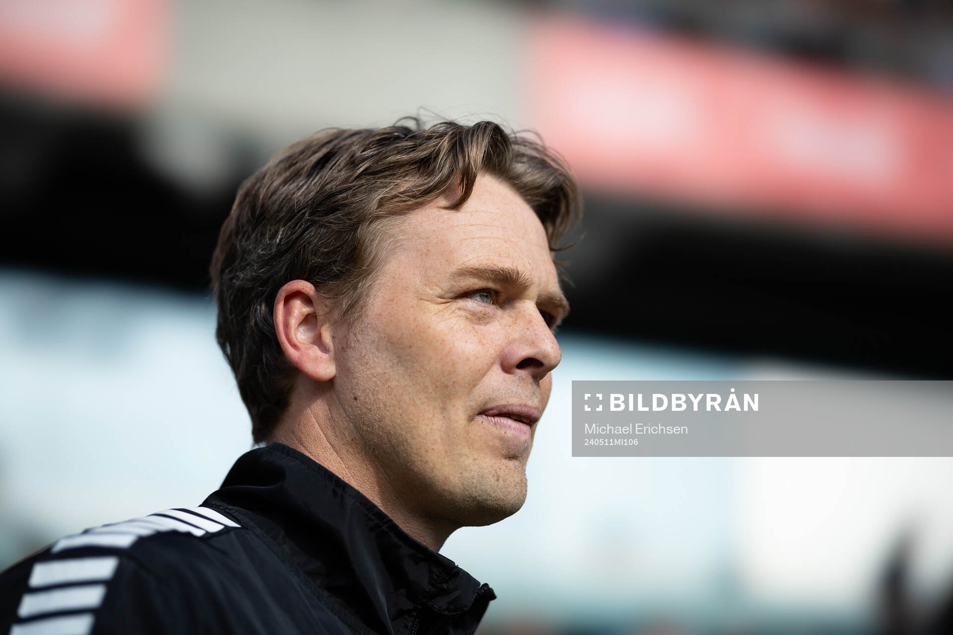 GAIS tränare Fredrik Holmberg  fotbollsmatchen i