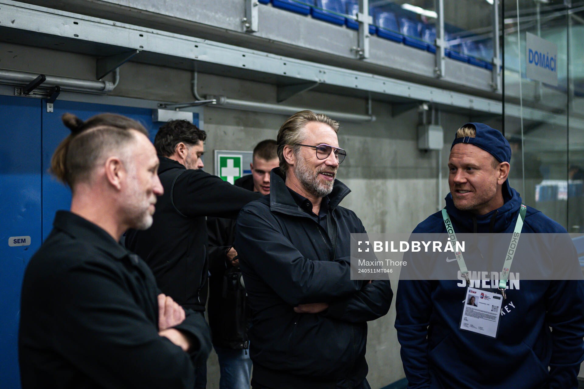 Peter Jidhe, Peter Forsberg and assistant general manager