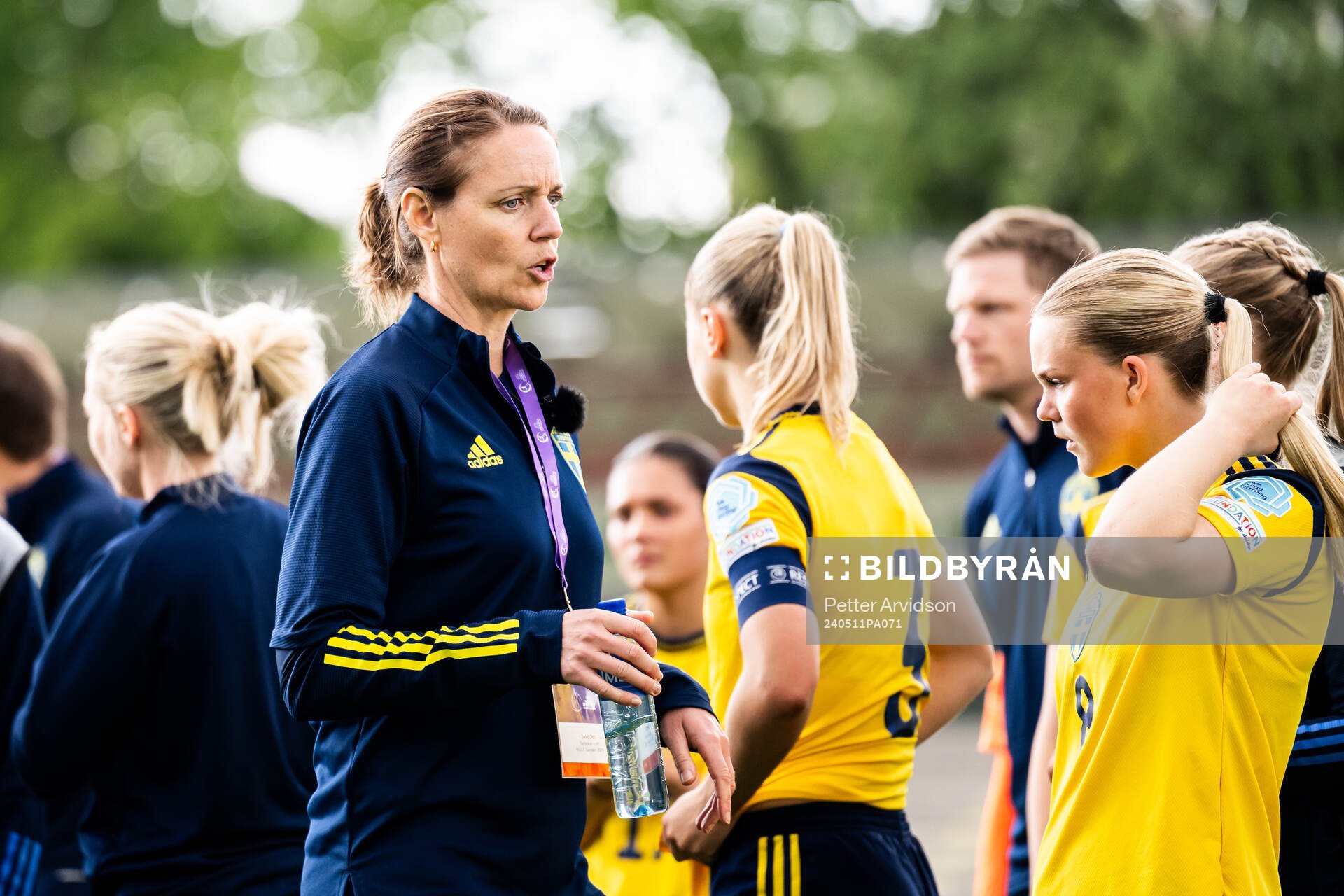 Head coach Lovisa Delby of Sweden