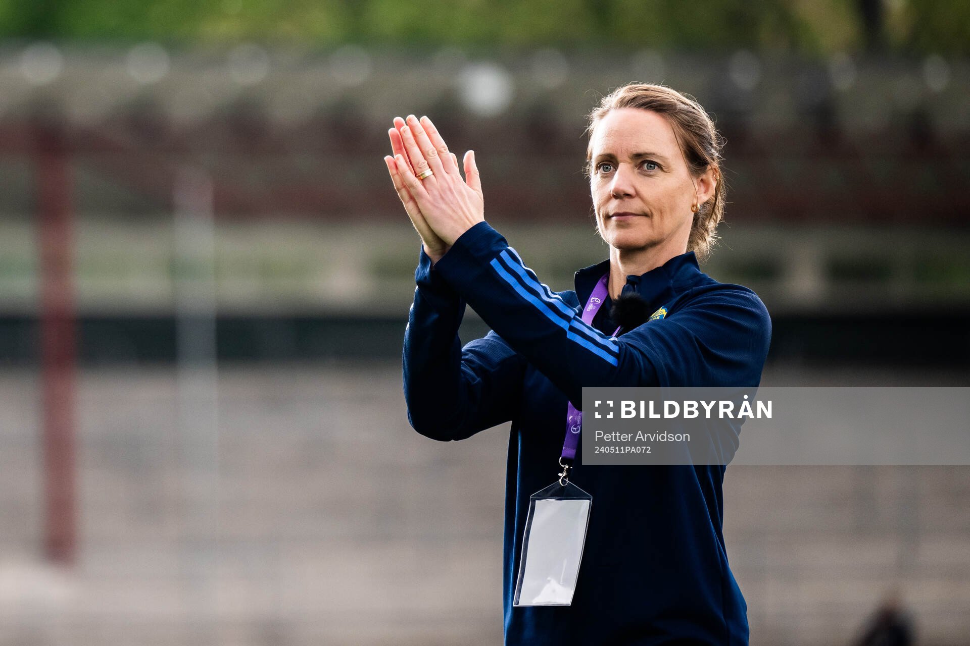 Head coach Lovisa Delby of Sweden