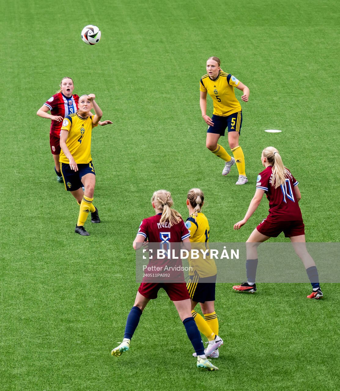Christina Louise Herseth of Norway and Fabienne Bartholdson