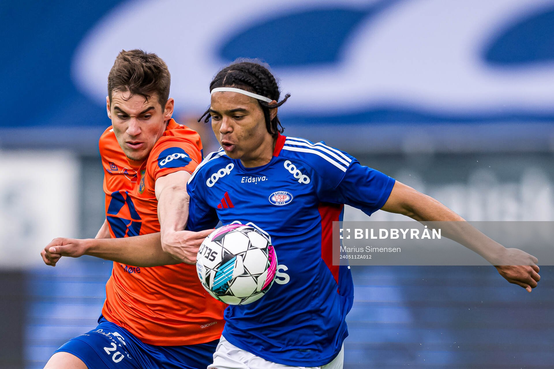Metodi Maksimov of Aalesund and Filip Erik Thorvaldsen of