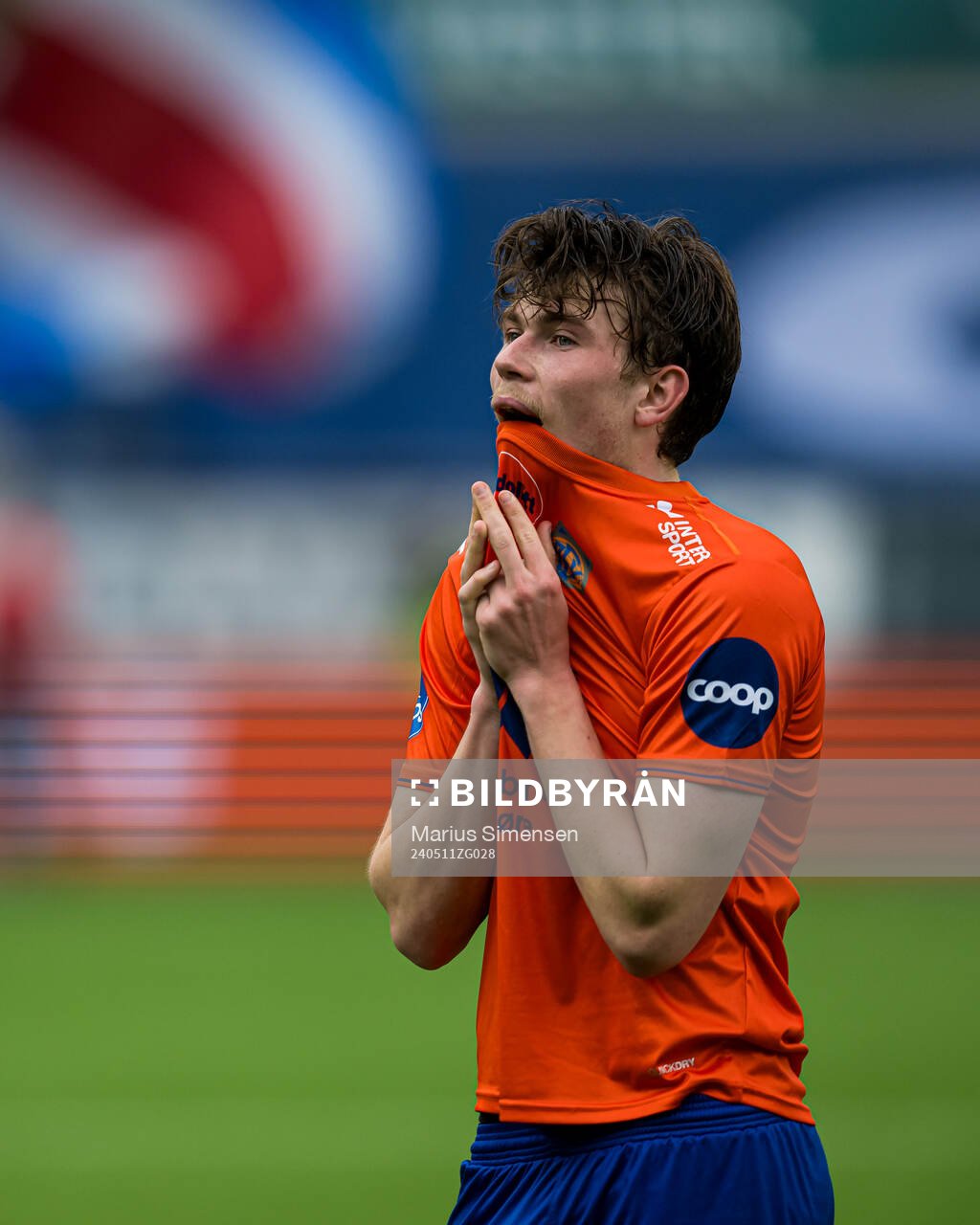 Nikolai Hopland of Aalesund looks dejected
