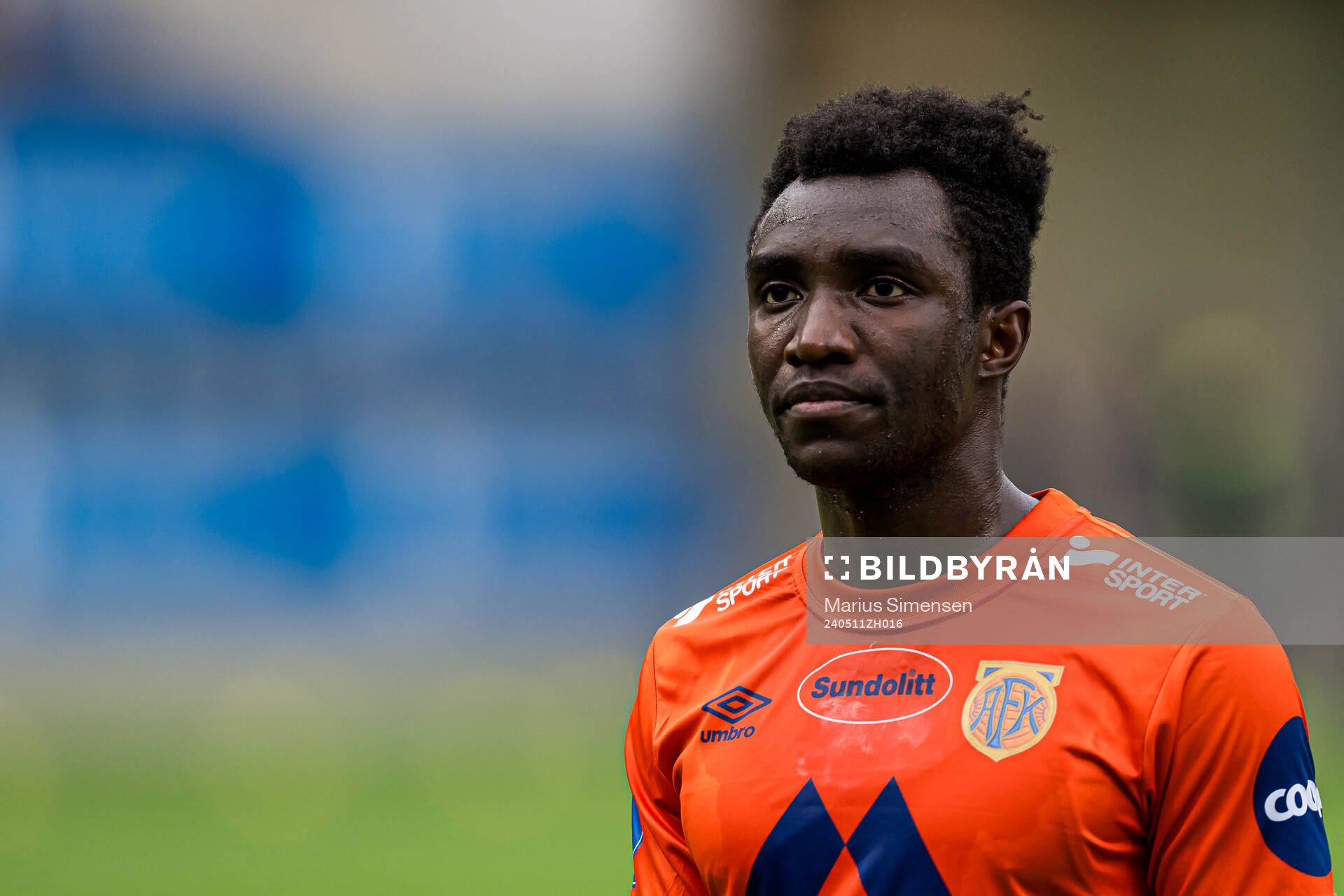 John Kitolano of Aalesund looks dejected