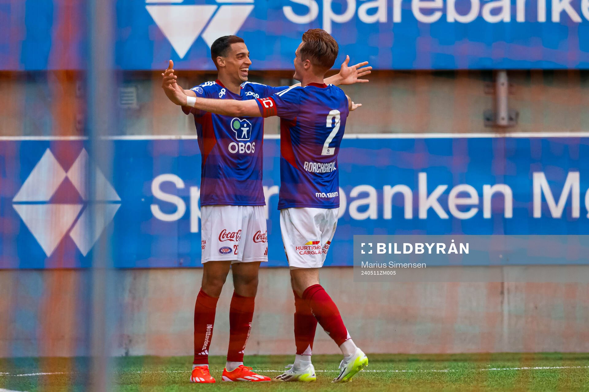 Jones El-Abdellaoui of Vålerenga celebrates