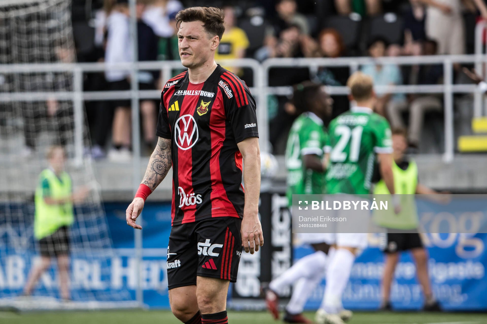 Östersunds Jamie Ryan Hopcutt deppar