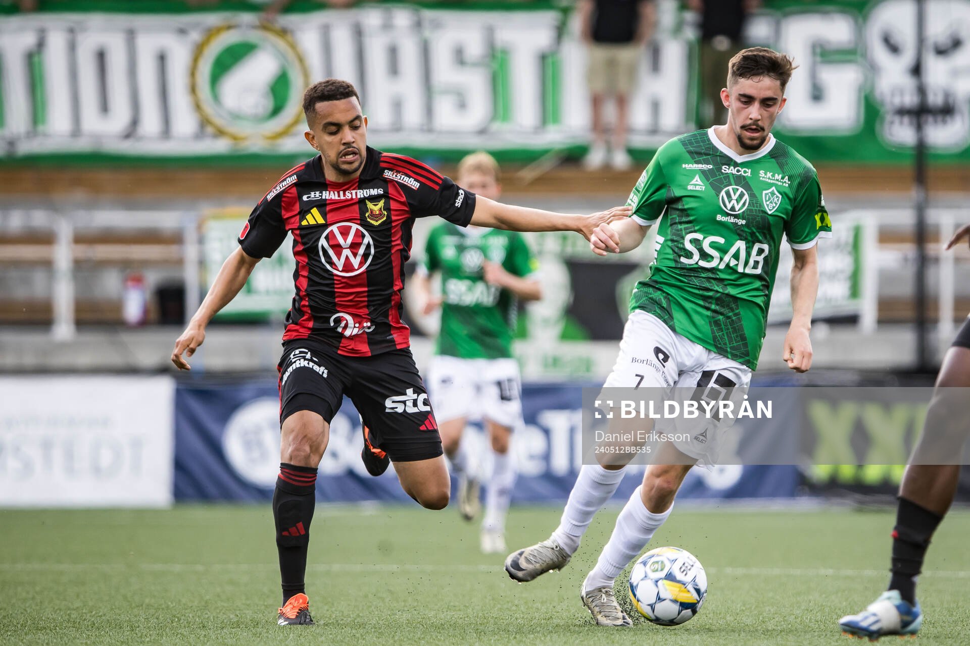Östersunds Erick Brendon Pinheiro Da Silva och Brages Emil