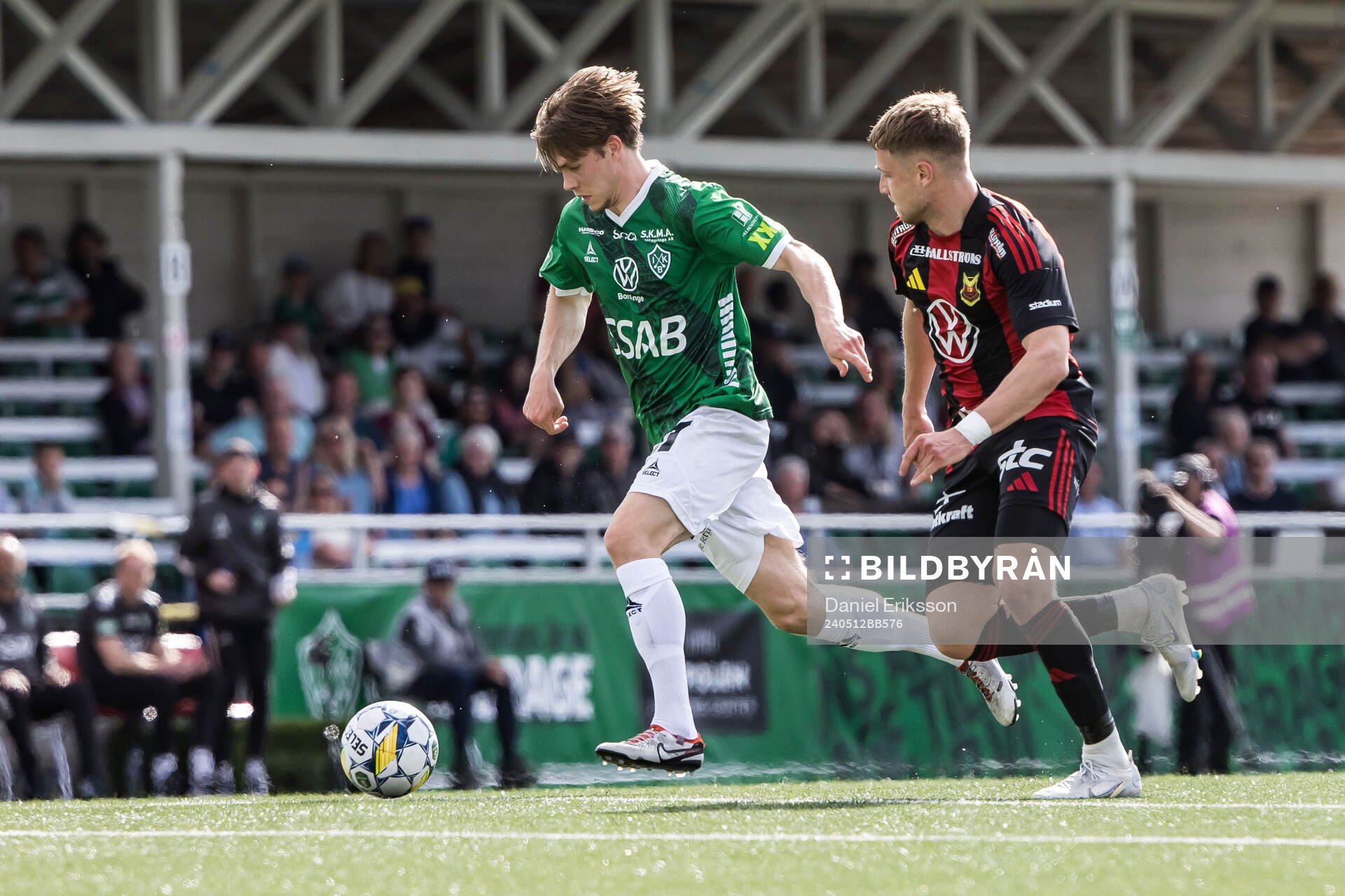 Brages Gustav Berggren och Östersunds Mykola Musolitin